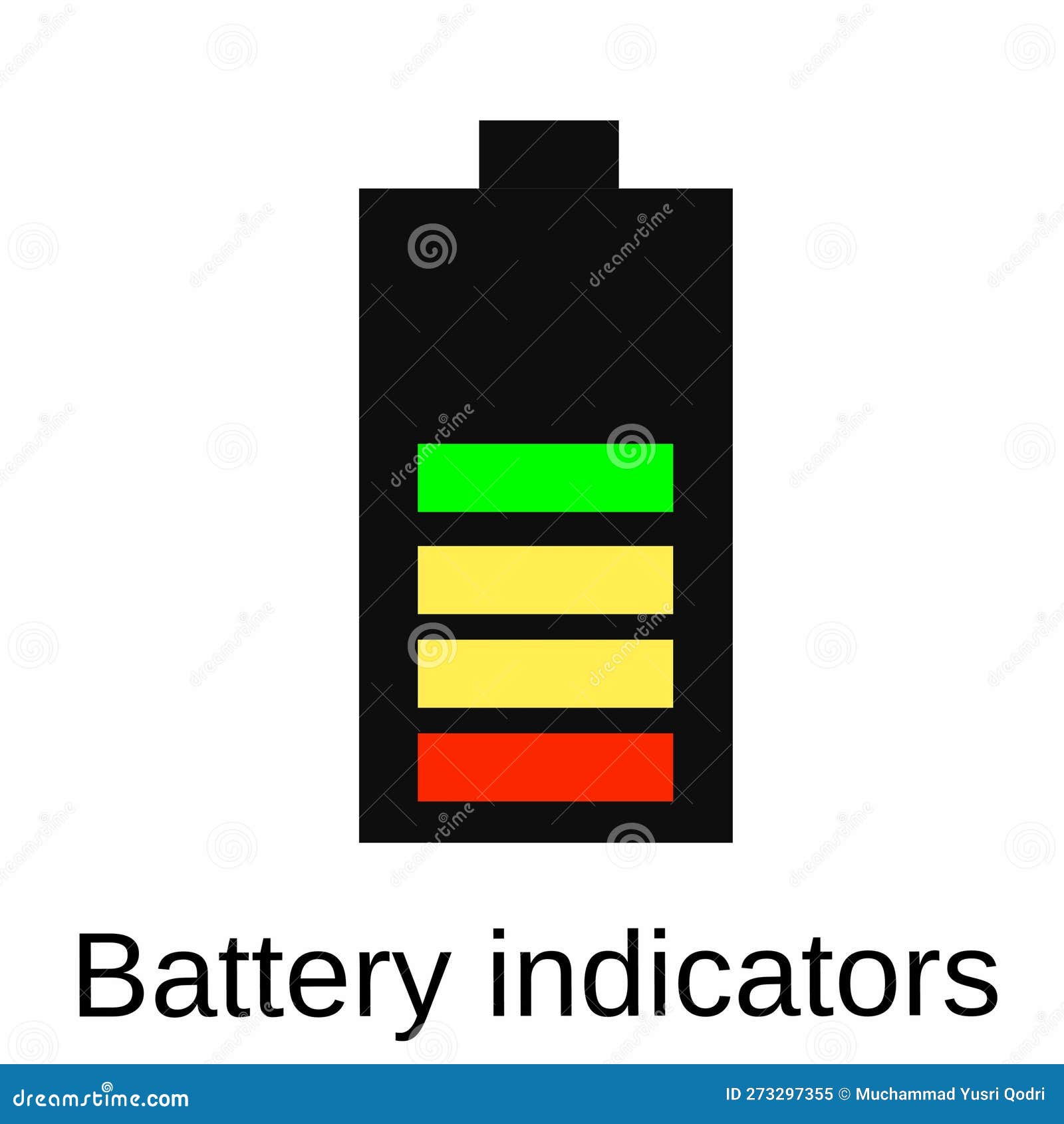 Vector Illustration of Accumulator or Battery Symbol. As a Symbol of