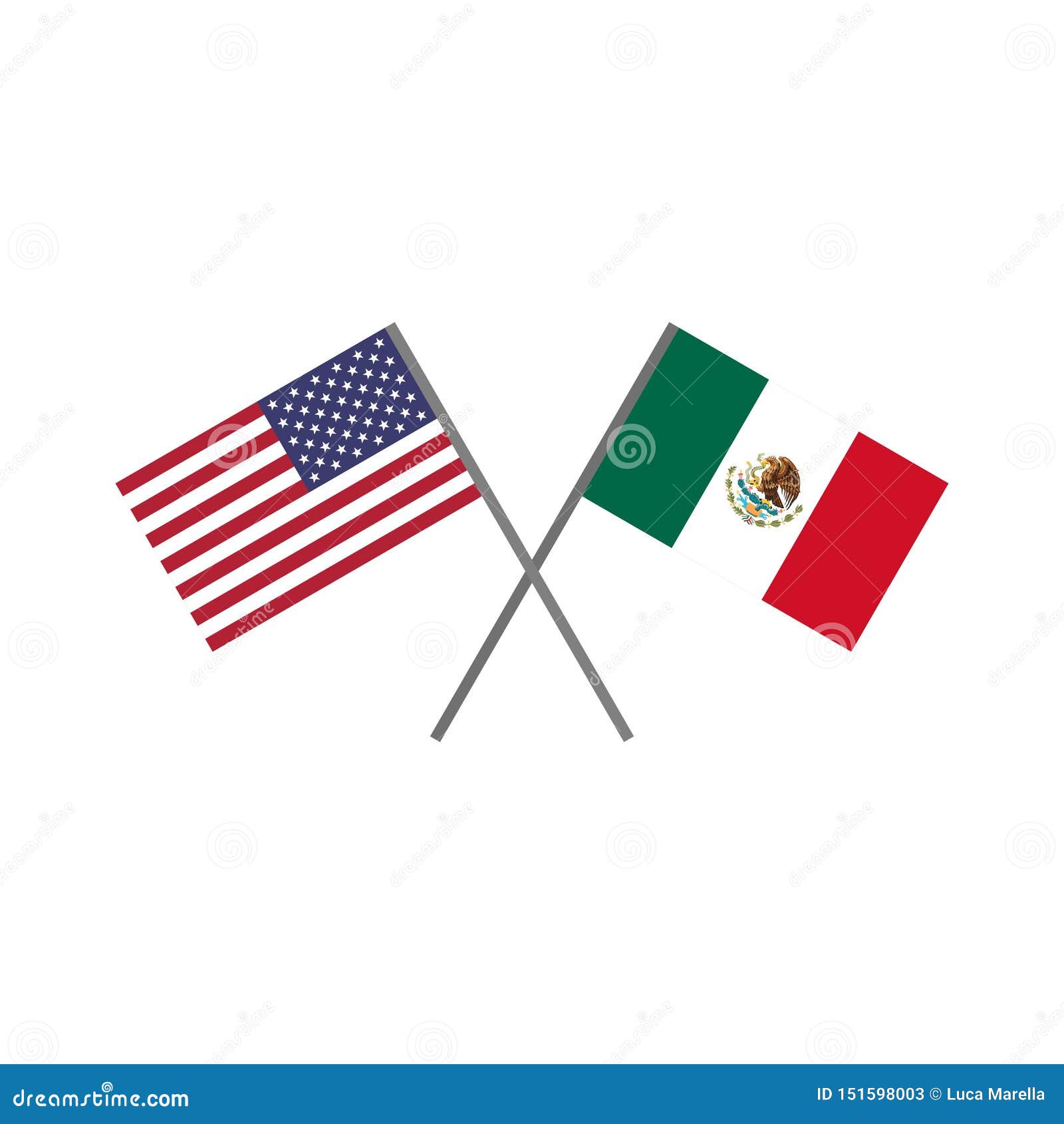 Download Mexican American Flag Stock Illustrations 1 597 Mexican American Flag Stock Illustrations Vectors Clipart Dreamstime