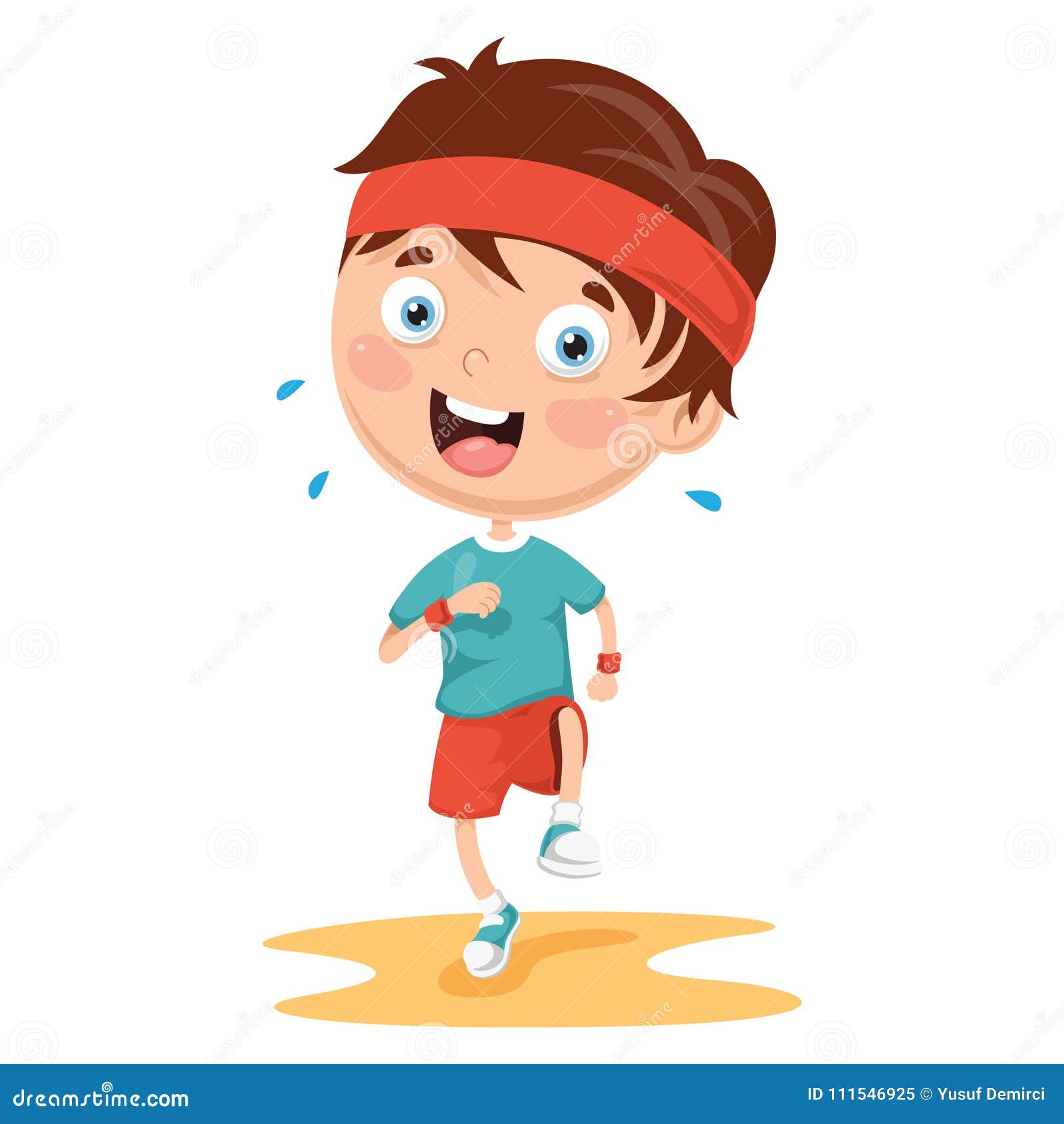 Cute Kid Characters Doing Sport Vector - Stock Illustration [67863983] -  PIXTA