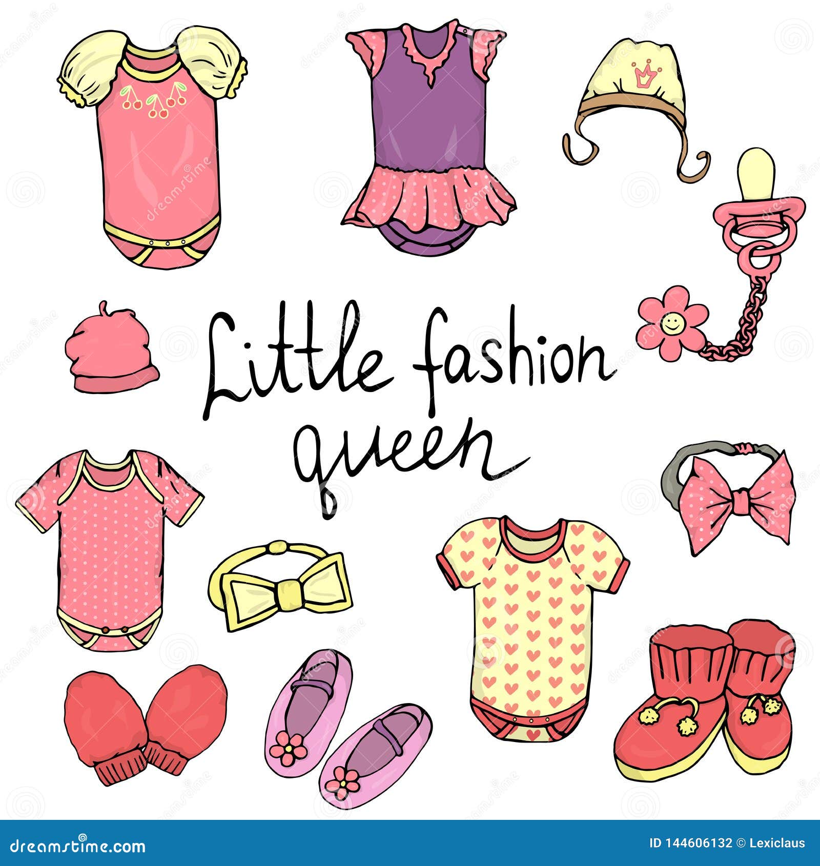 Download Vector Illustration Of Baby Clothes Stock Vector ...