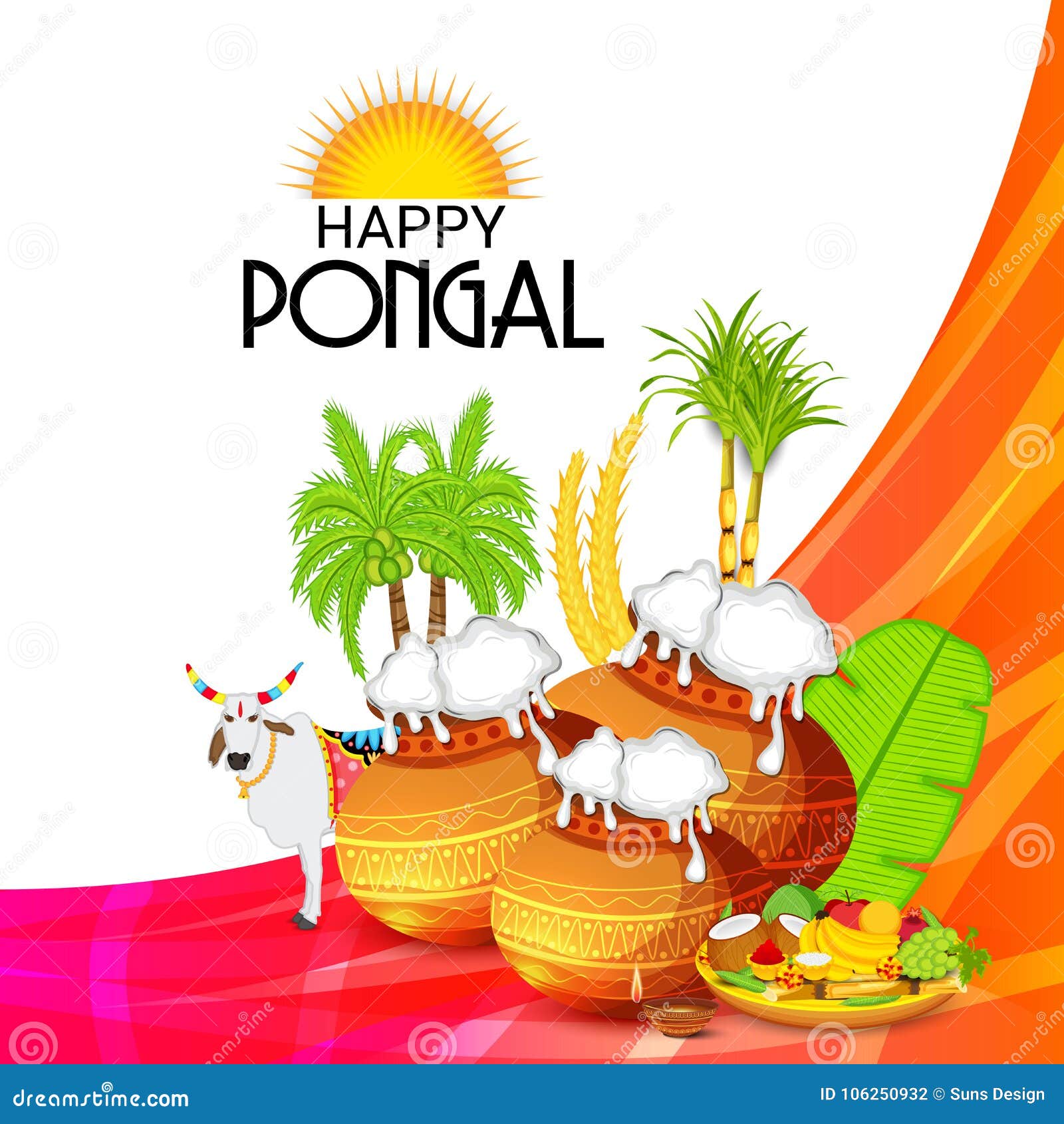 Happy Pongal Celebration with Decorated Pot and Sugarcane. Stock Illustration - Illustration of indian, celebration: 106250932 Happy Pongal Celebration with Decorated Pot and Sugarcane. Stock Illustration - Illustration of indian, celebration: 106250932