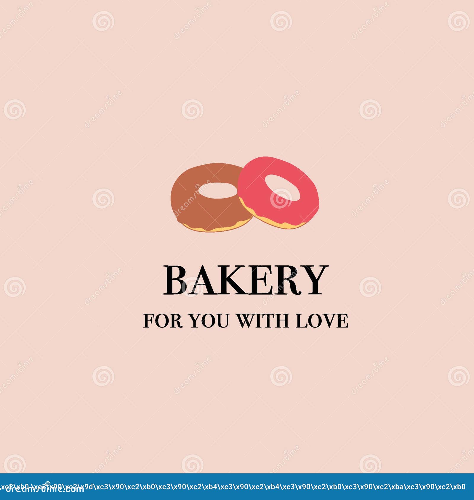 Vector Illustration for Bakery, Cafe or Logo Stock Vector