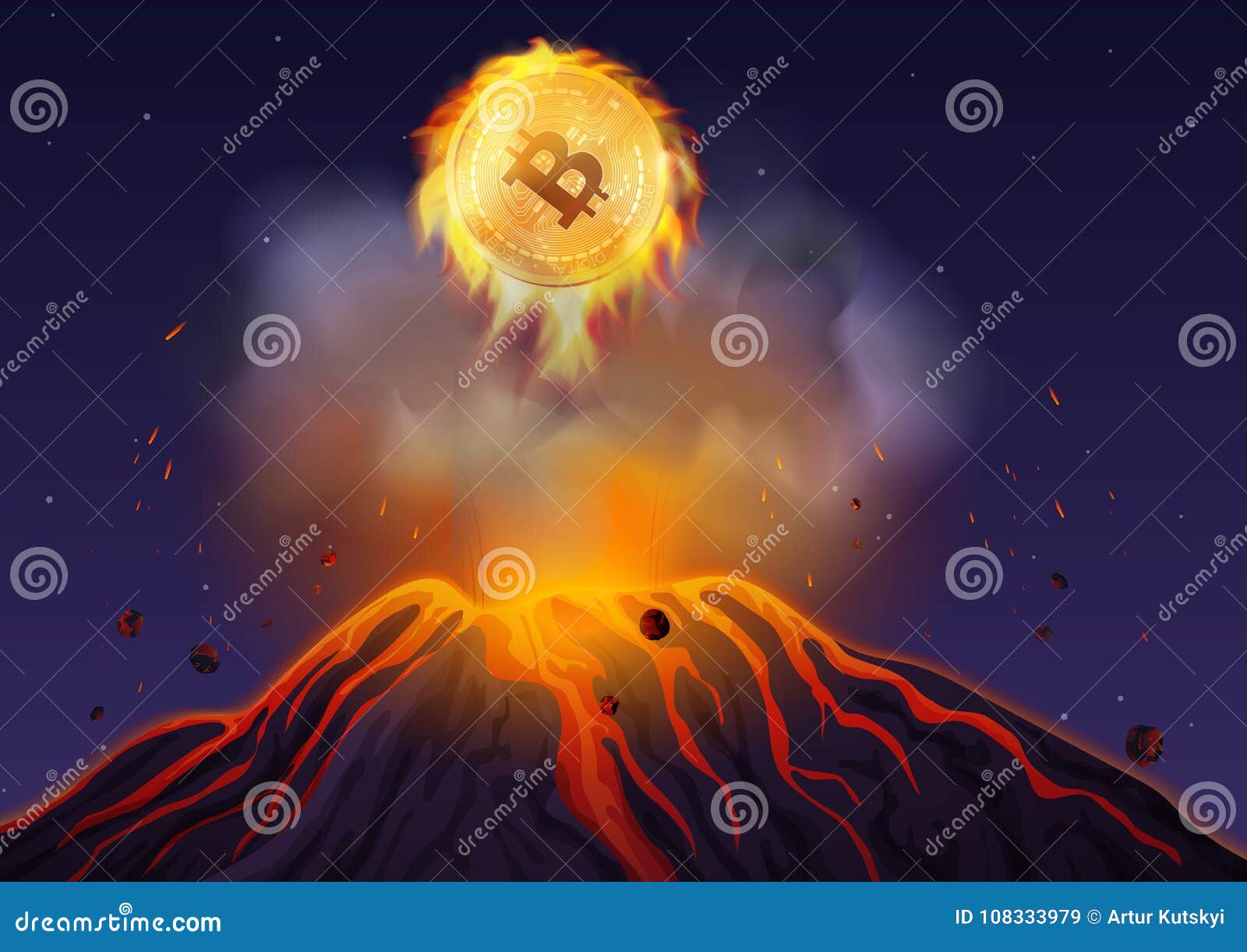 bitcoin volcano