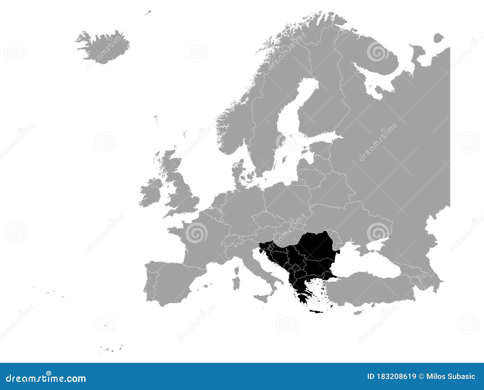 balkan mountains map