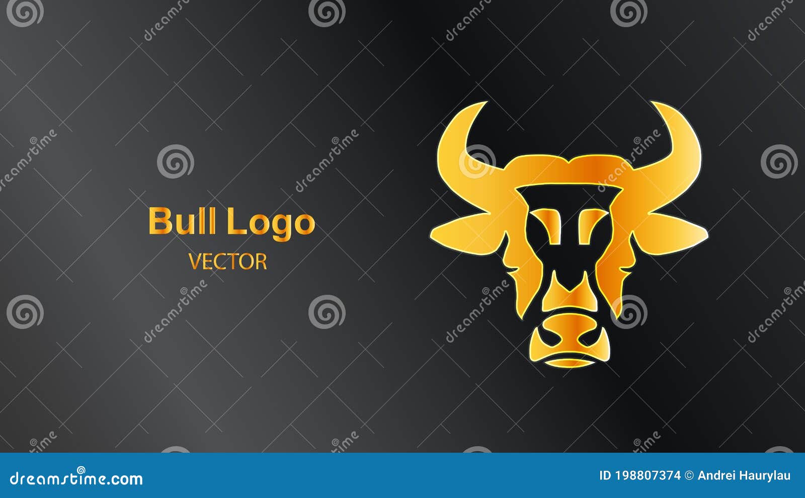 Vector Illustration of a Bull Head. Logo, Sign, Design, Year of the Bull.  EPS 10. Stock Vector - Illustration of longhorn, aggression: 198807374