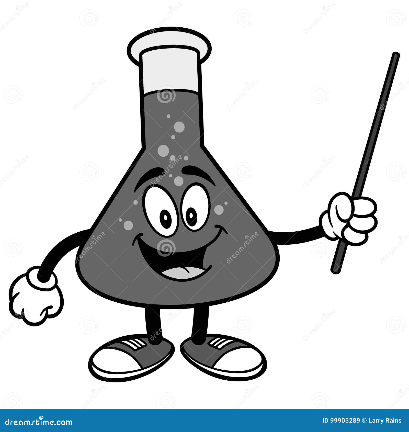 Chemistry Flask Bottle Cartoon Vector 80277623