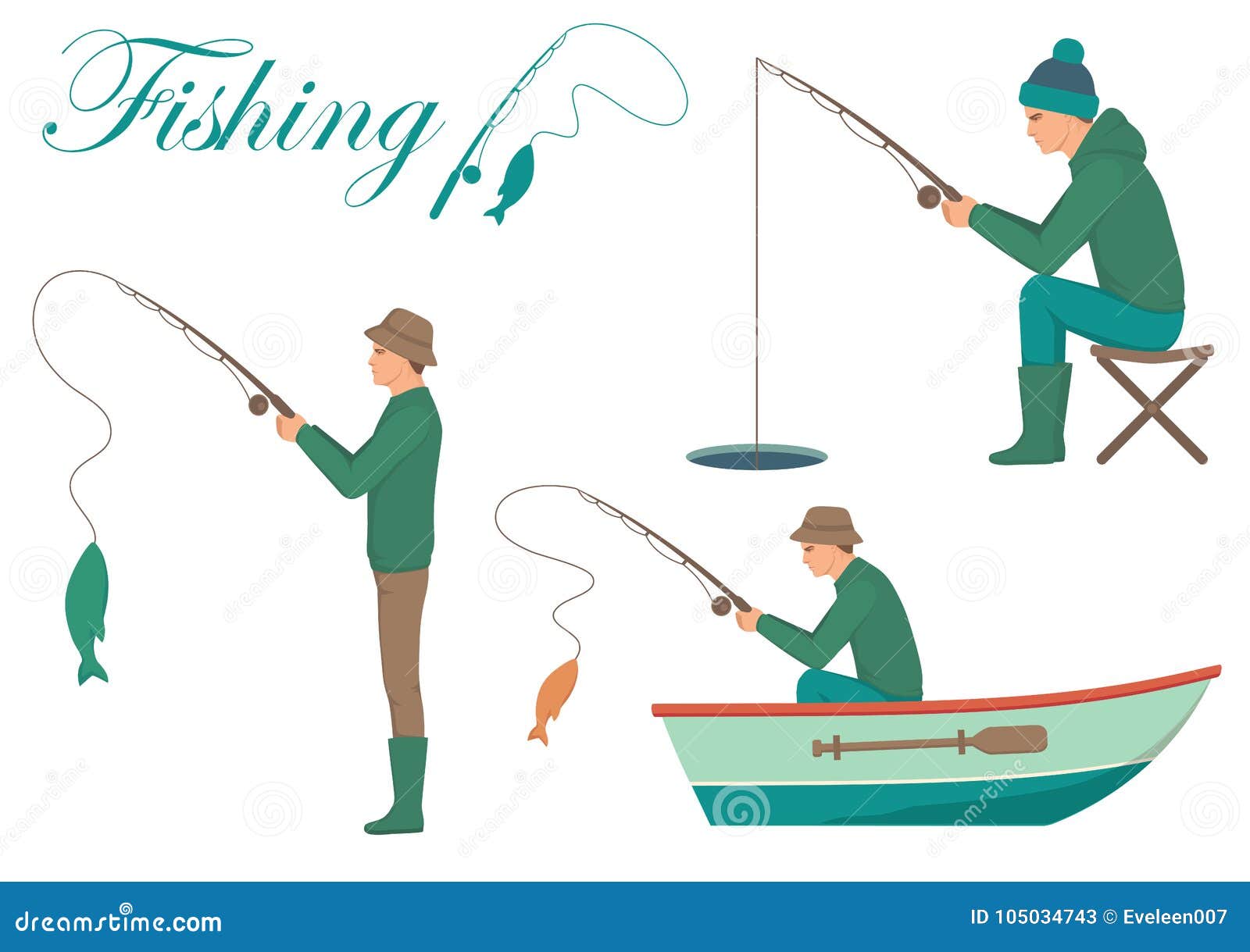 19,573 Cartoon Fishing Rod Royalty-Free Photos and Stock Images