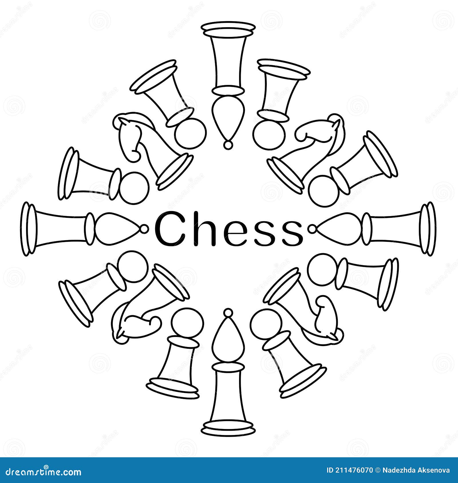 Illustration Abstract Chess Rook Pieces Stock Vector by ©AlexanderZam  209389496