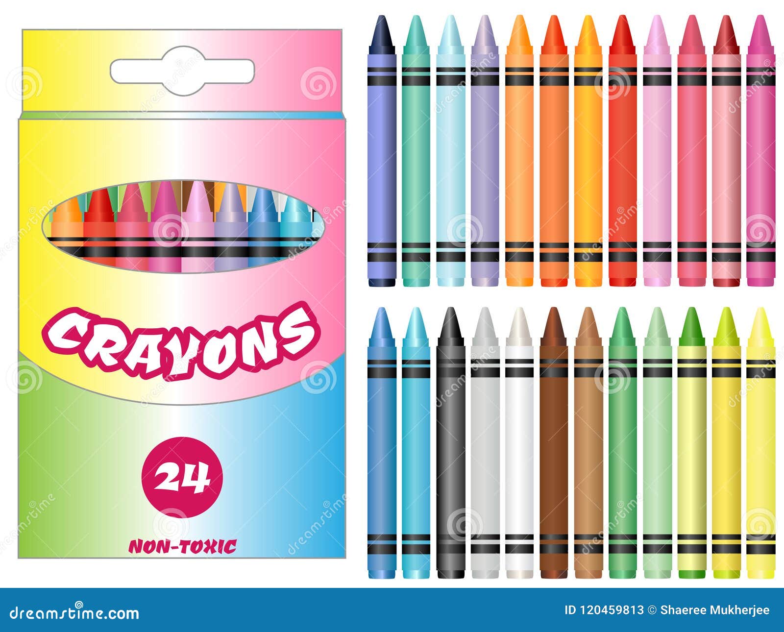 Crayola Stock Illustrations – 171 Crayola Stock Illustrations, Vectors &  Clipart - Dreamstime