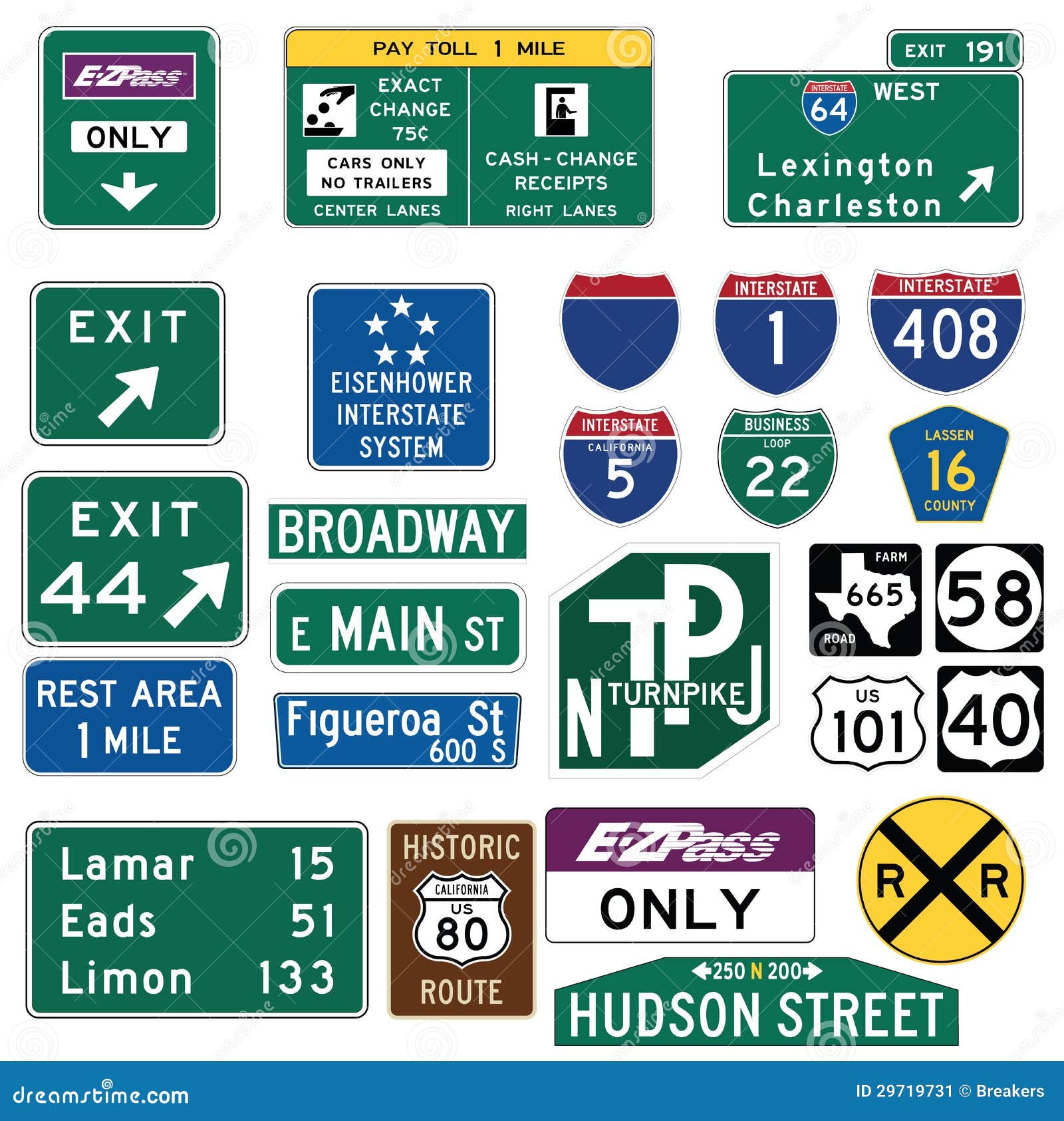 traffic guide signs in the united states