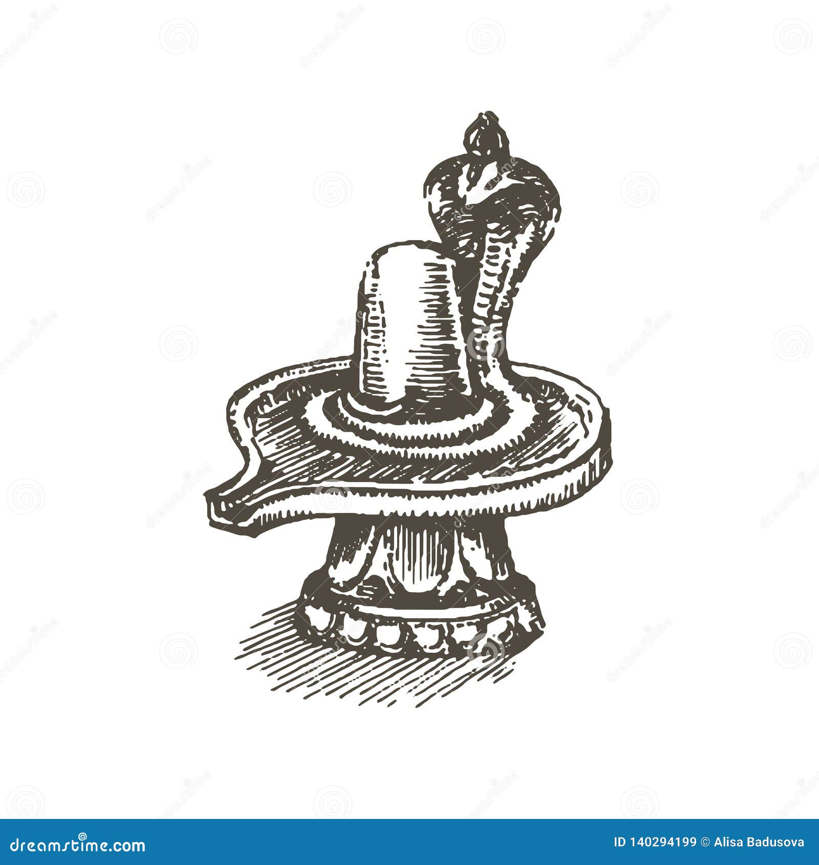 Shivalinga - The Indian God Royalty-Free Stock Photography