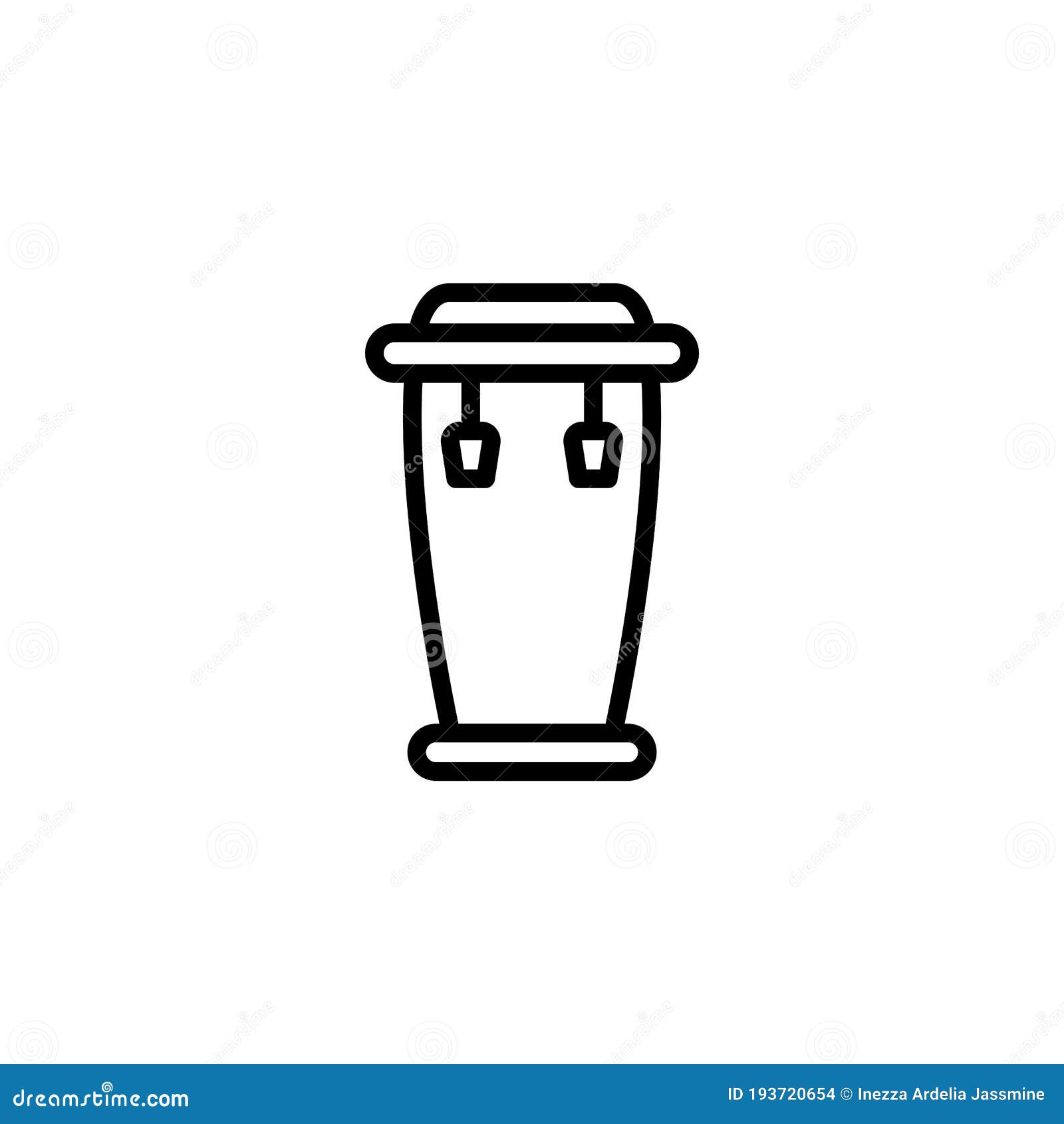 Conga Icon Vector Design Template Stock Vector Illustration of