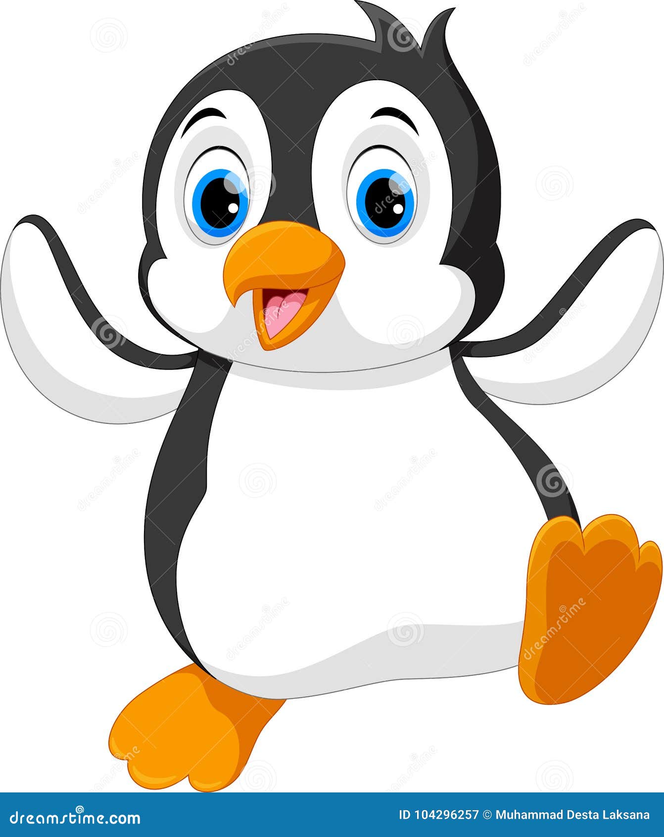 cute baby penguin cartoon