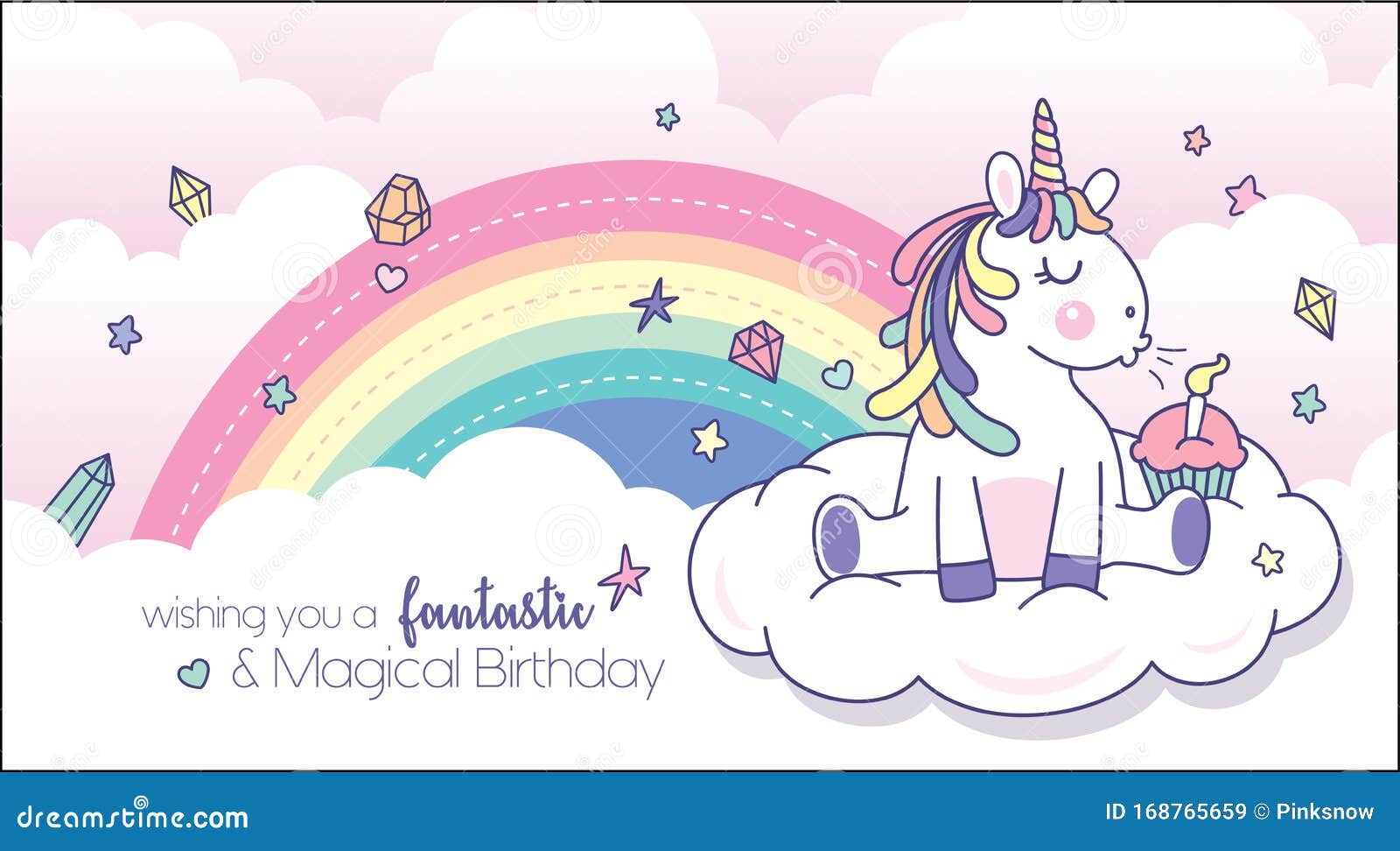 20+ Unicorn background design for birthday đẹp và đáng yêu