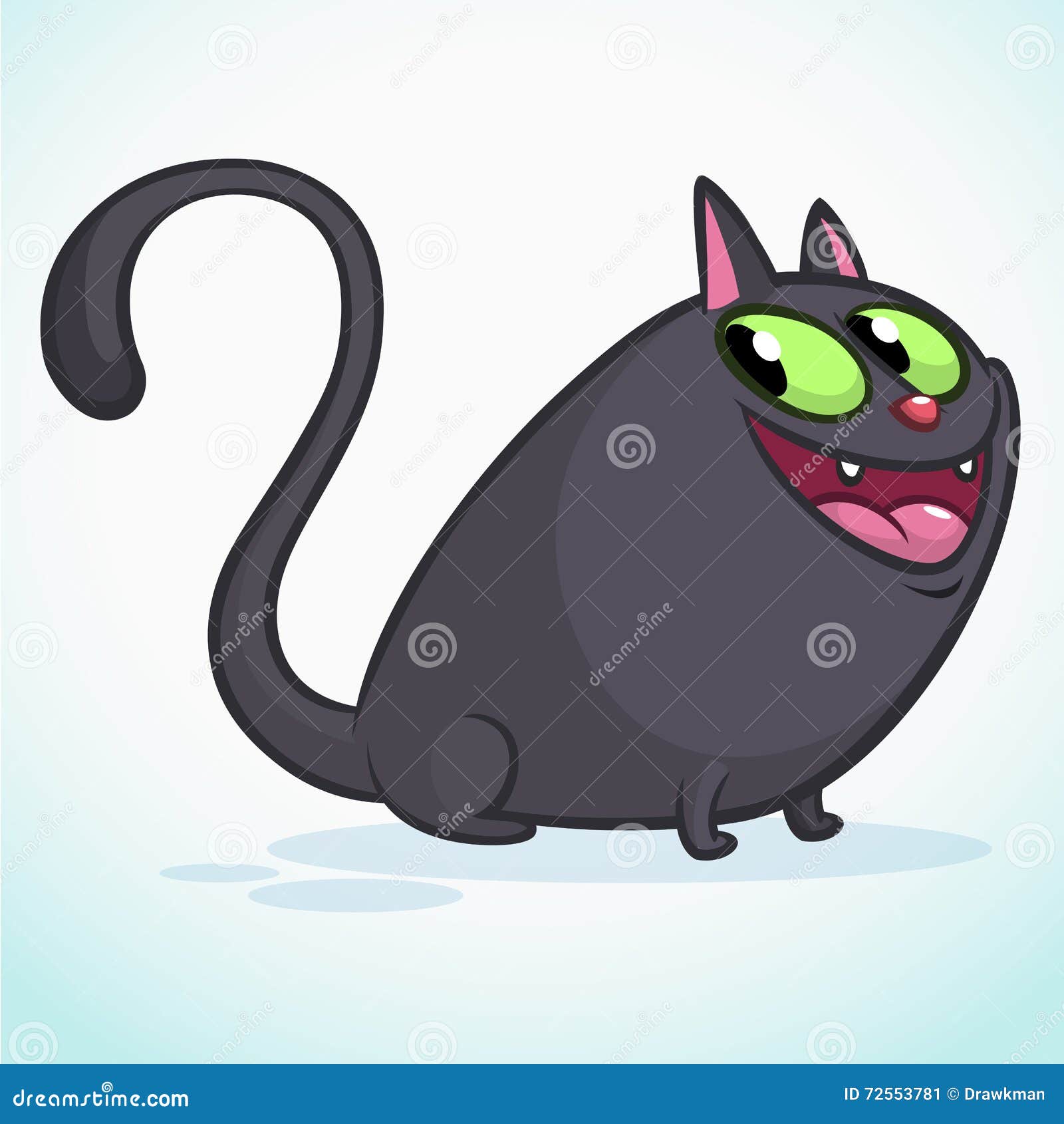 Vector Illustration of a Cute Smiling Black Fat Cat. Fat Cat Cartoon. Halloween Witch Cat Stock Vector - Illustration of mammal, domestic: 72553781 Vector Illustration of a Cute Smiling Black Fat Cat. Fat Cat Cartoon. Halloween Witch Cat Stock Vector - Illustration of mammal, domestic: 72553781