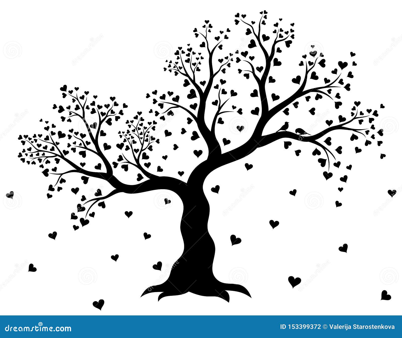 Vector Illustration Of Decorative Abstract Tree With Vector Illustration Of Decorative Abstract Tree With