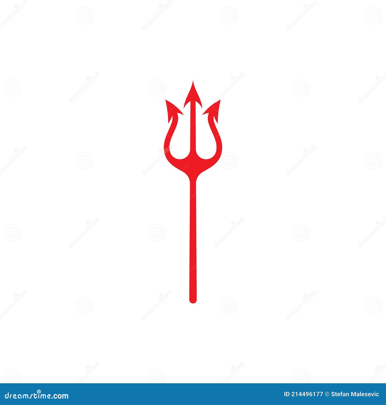 Devil pitchfork stock vector. Illustration of sign, devils 214496177