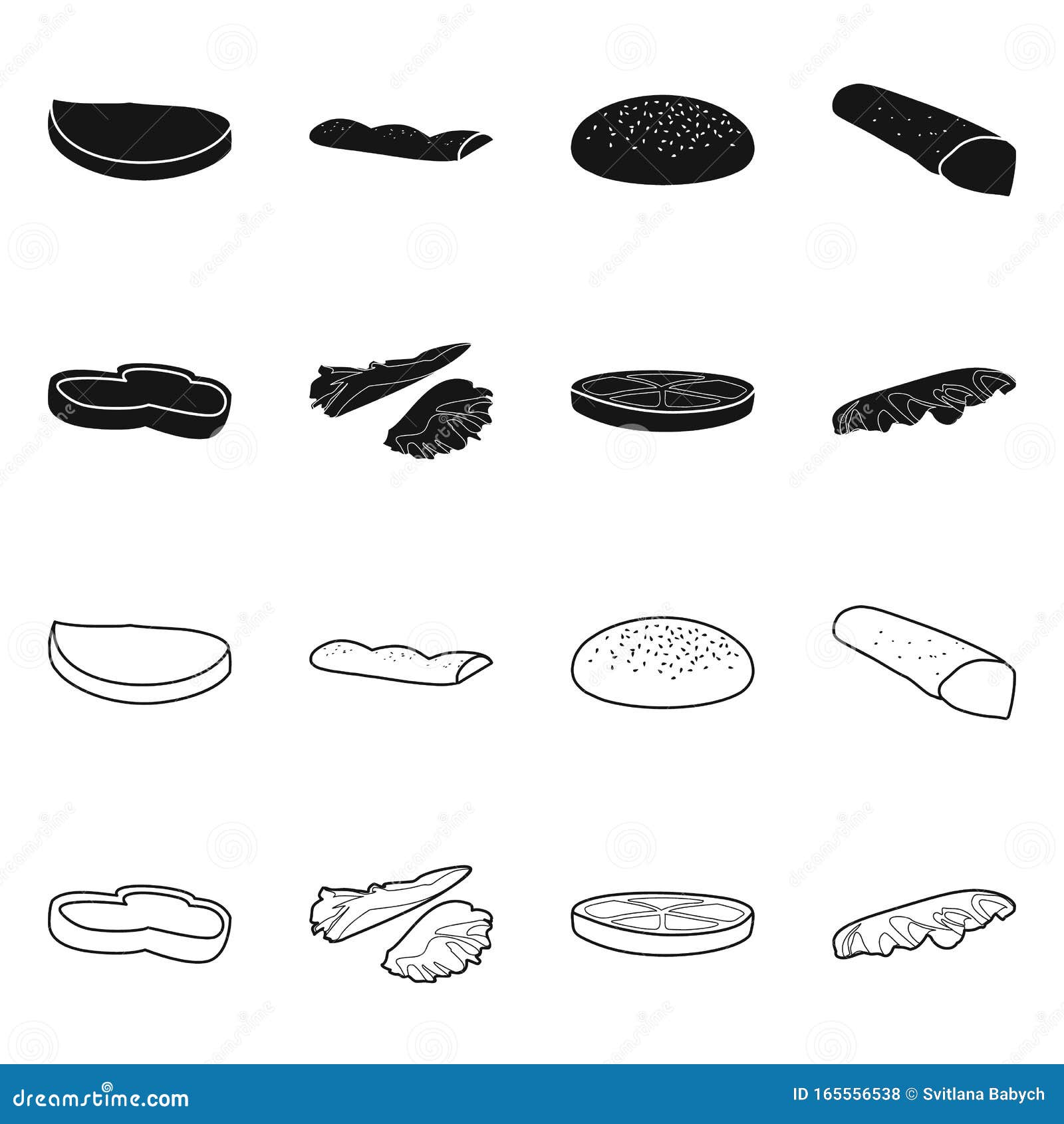 Download Vector Design Of Dinner And Fast Symbol. Collection Of ...