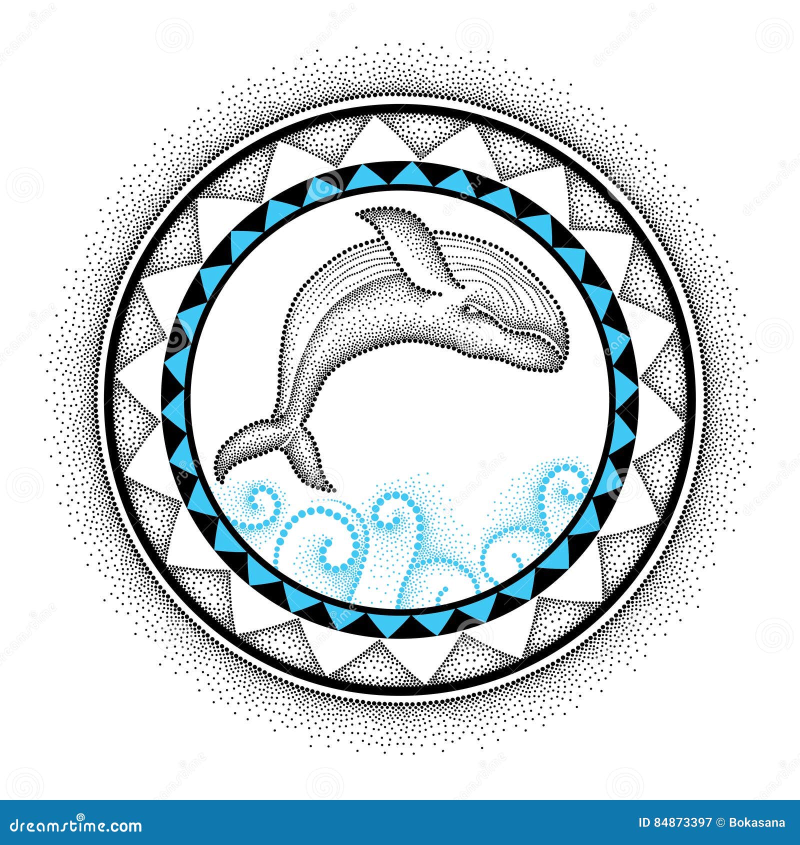 Download Nautical Mandala With Octopus Tentacles And Floral ...