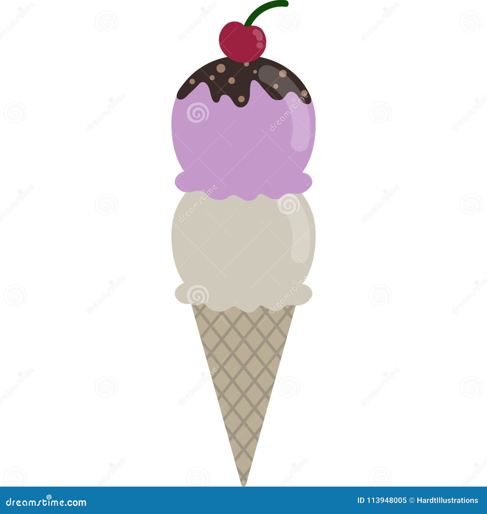 Ice cream scoop KumoCrunch - Illustrations ART street