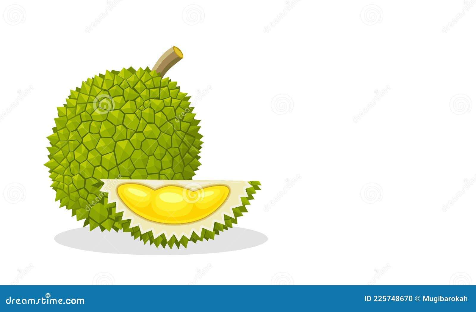 Illustration Of A Durian Fruit Cannot Be Carried On A Plane. On Board
