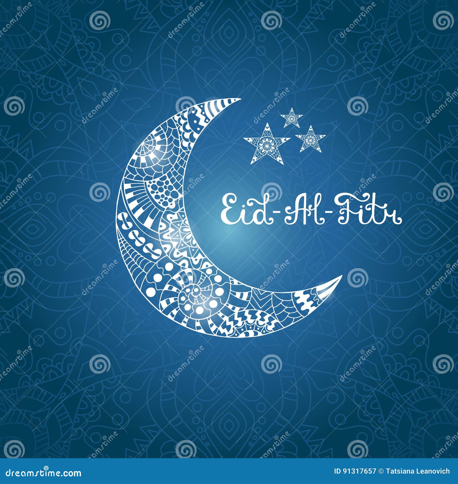 Illustration Eid Al Fitr. Cartoon Vector  CartoonDealer 