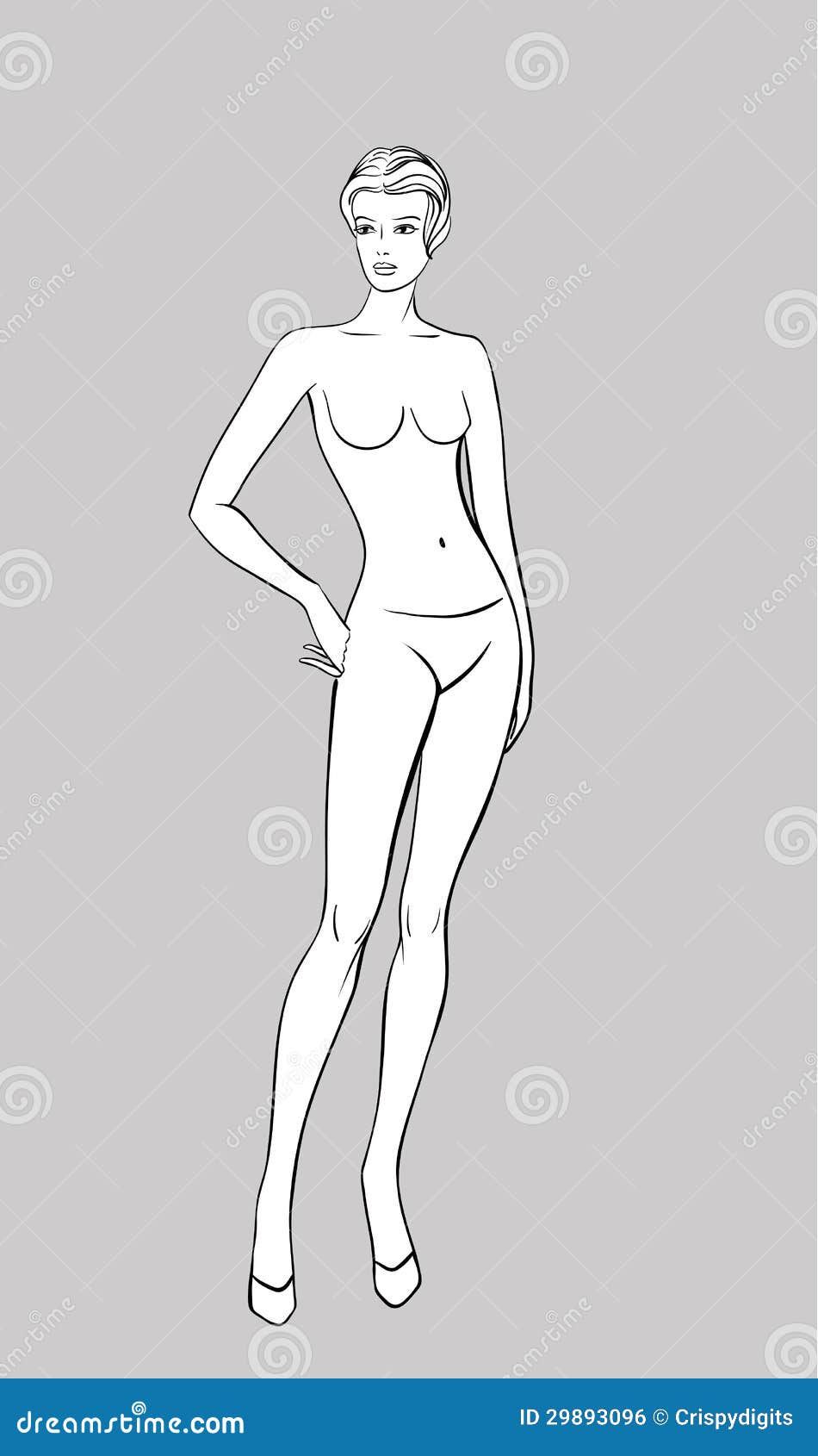 female fashion figurine