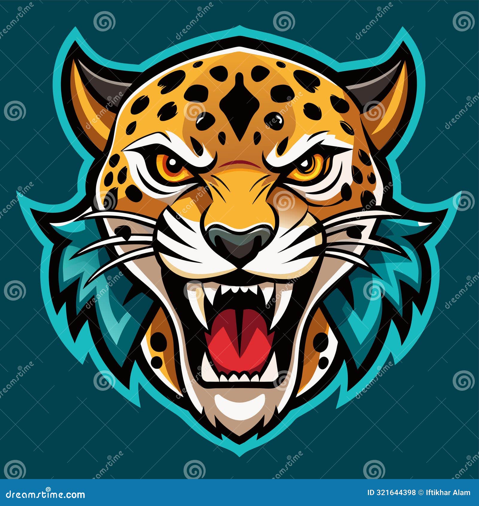 A Vector Illustration of a Fierce Jaguar Mascot Logo with a Snarling  Expression, Jaguar Logo Mascot, Striking Vector Illustration Stock Vector -  Illustration of aggressive, graphic: 321644398, image size:1600x1690