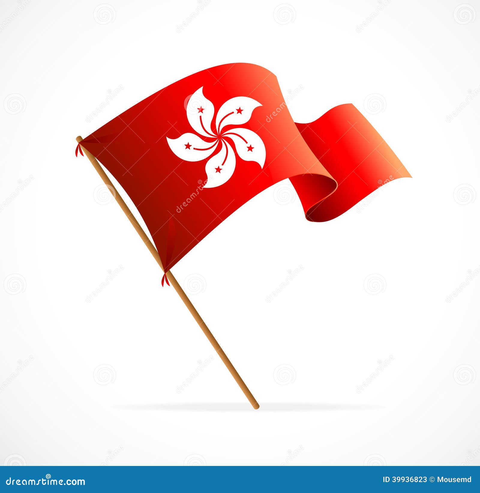 Download Vector Illustration Flag Of Hong Kong Stock Vector ...