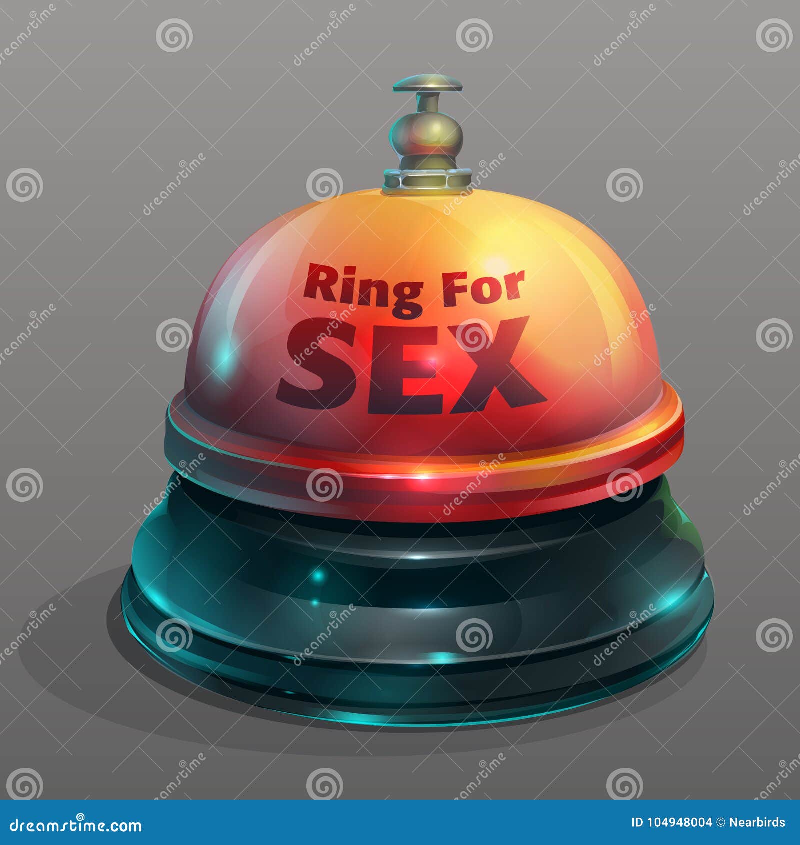 TOYANDONA Sex Bell Party Toy Novelty Romantic Toy for Lovers Metal Bell Table Bell Wedding Restaurant Hotel Home Ornament Red 