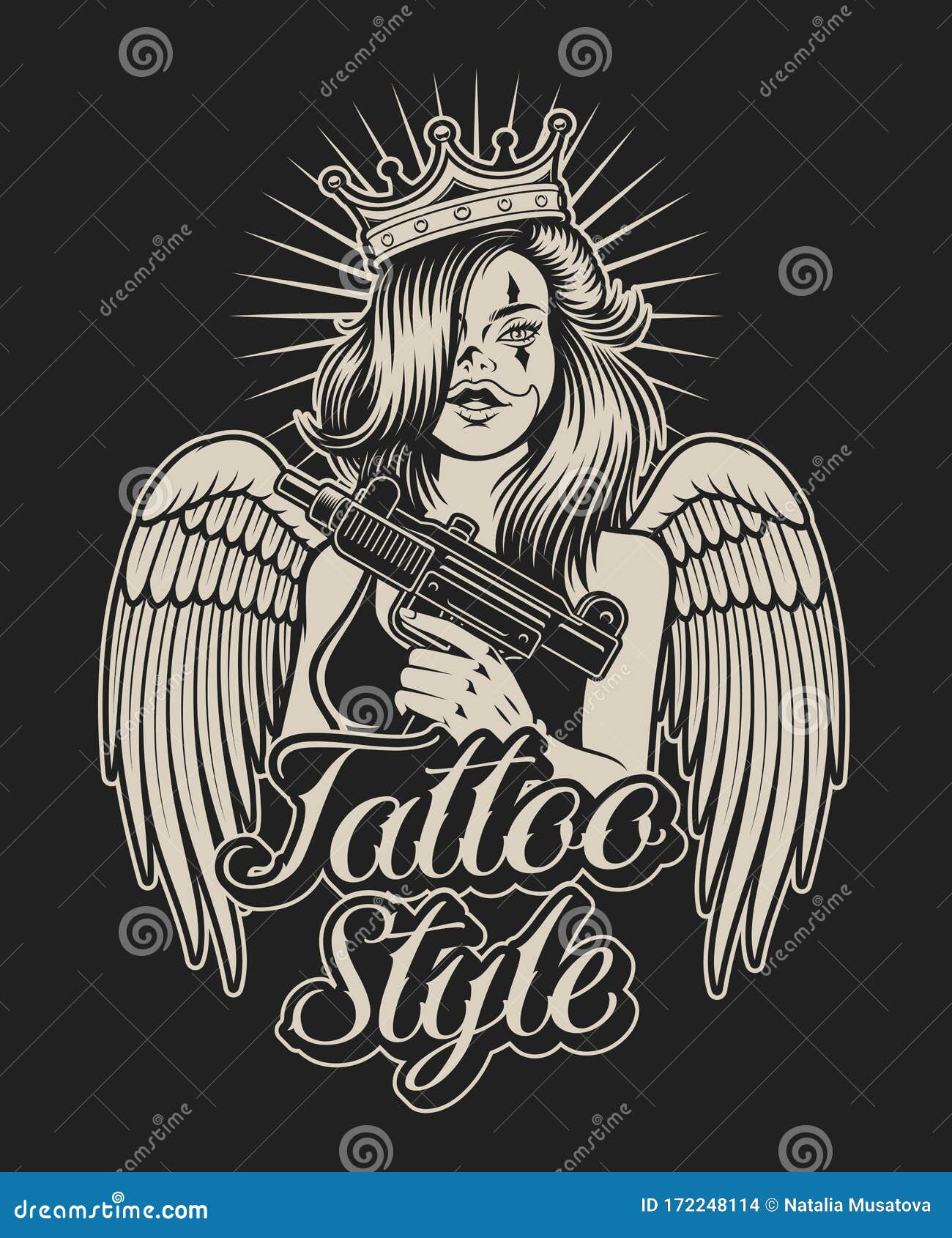 Tattoo Gun Vector Art Icons and Graphics for Free Download