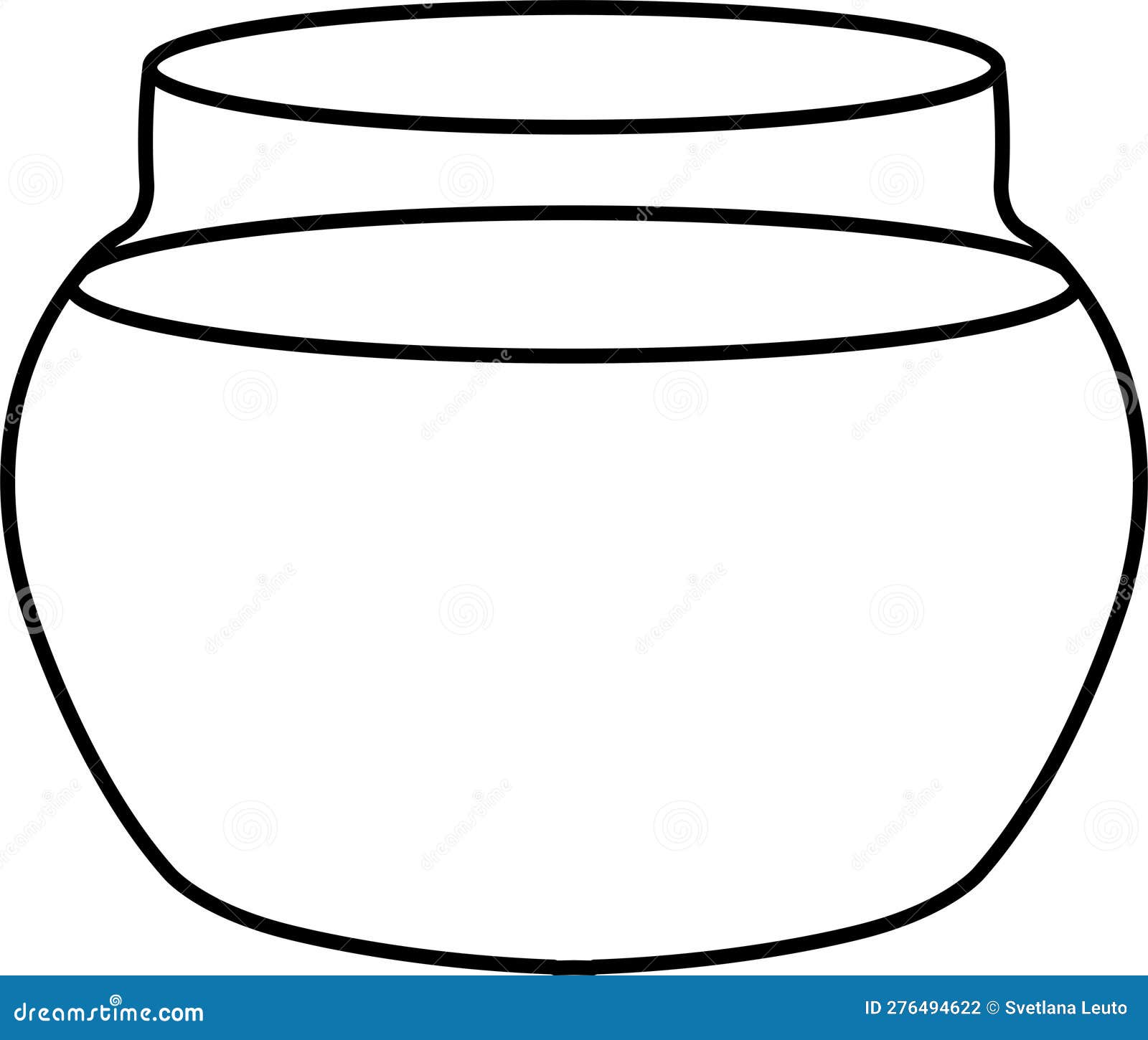 Vector Illustration of Glass Jar, Liquid Jar, Doodle and Sketch Stock Vector Illustration of