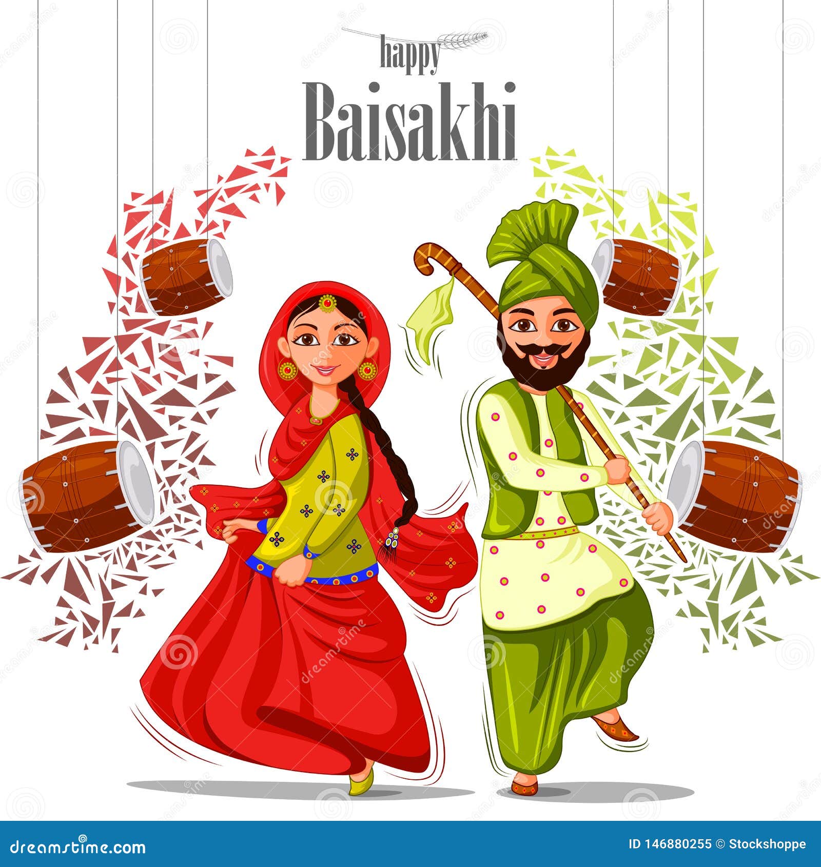 Greetings Background for Punjabi New Year Festival Vaisakhi Celebrated in Punjab India Stock Vector - Illustration of punjab, party: 146880255 Greetings Background for Punjabi New Year Festival Vaisakhi Celebrated in Punjab India Stock Vector - Illustration of punjab, party: 146880255
