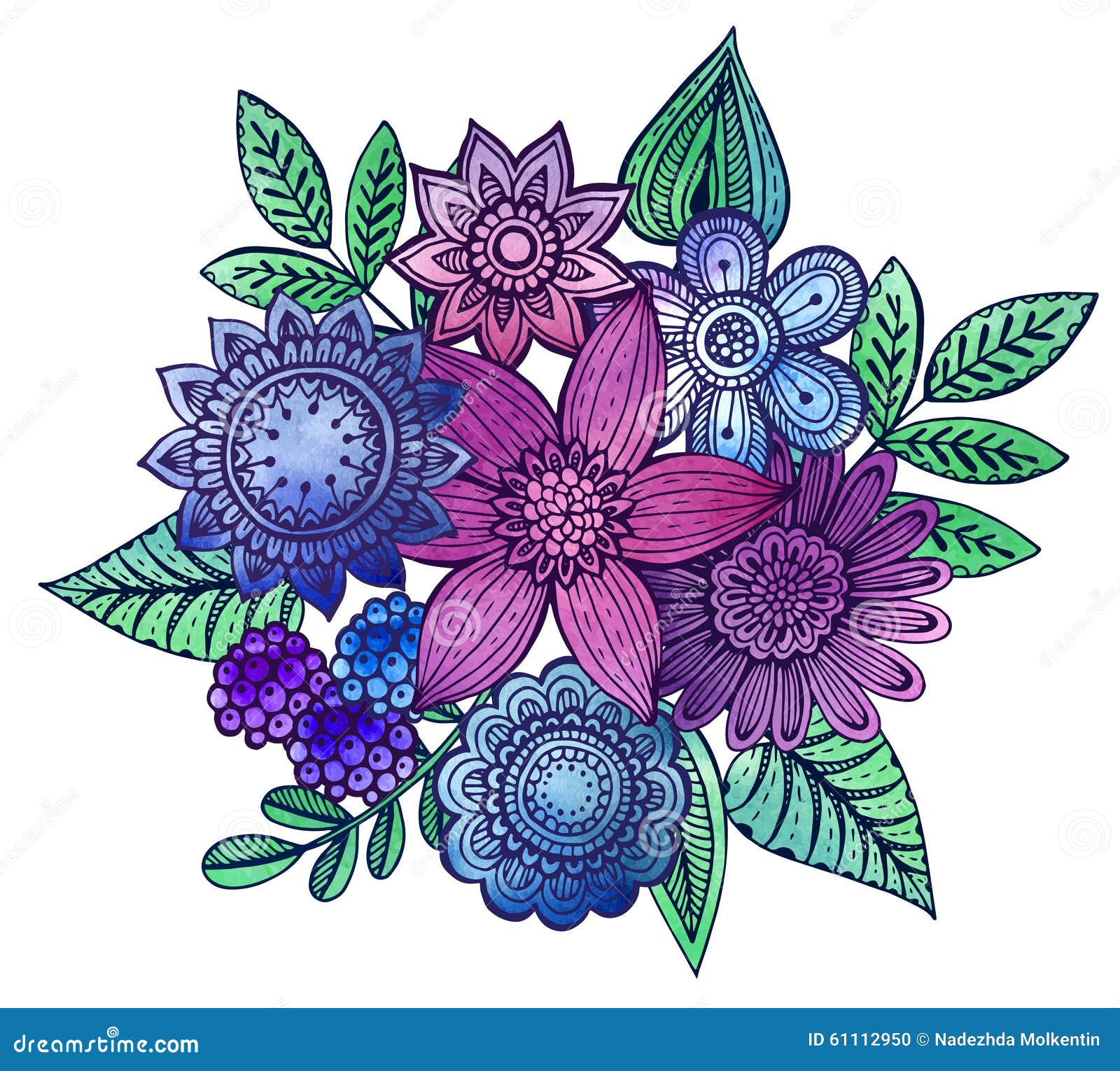 flower bouquet doodle flower bouquet doodle