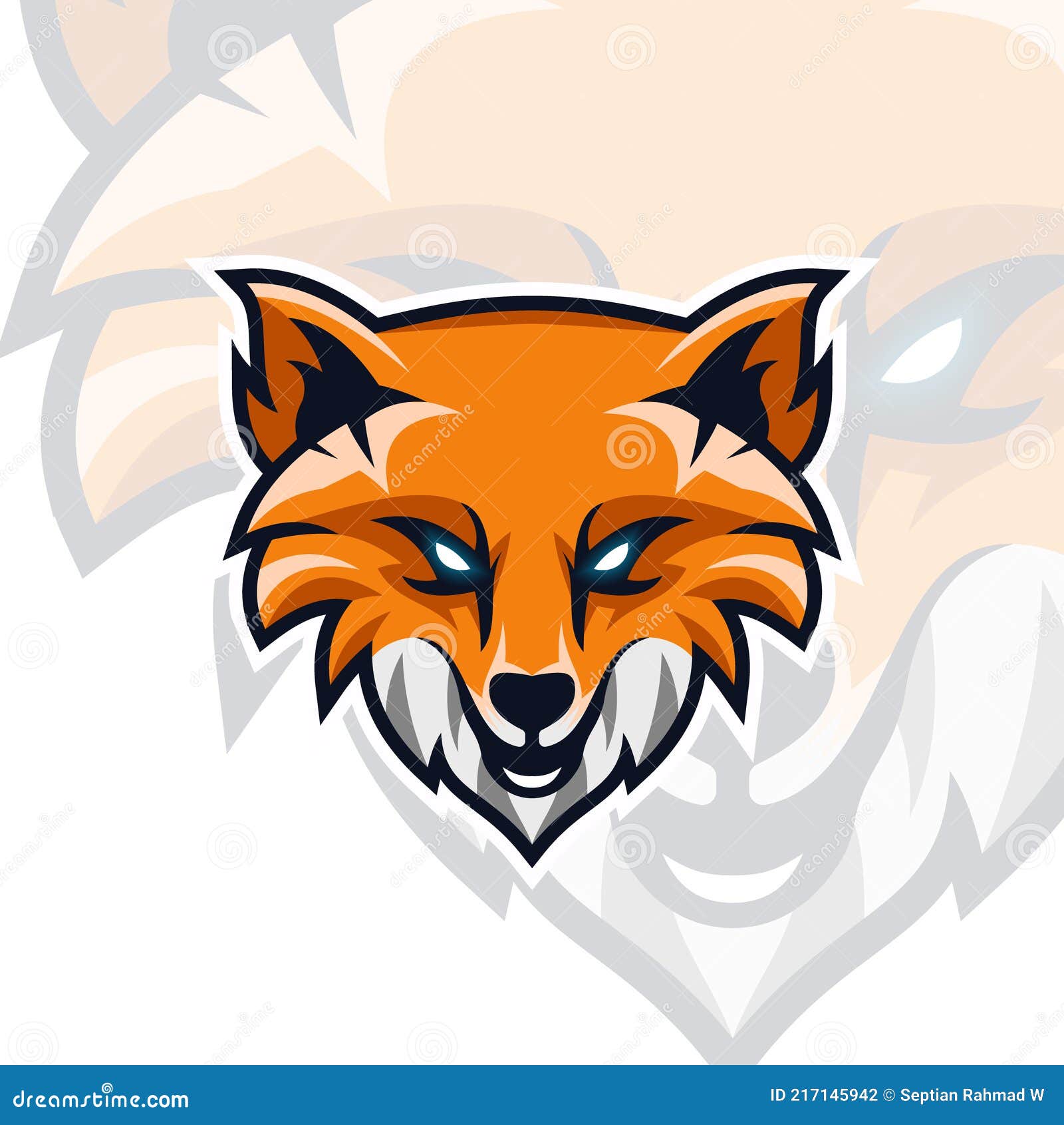 Vector Illustration Head Fox Logo for Template Stock Vector ...