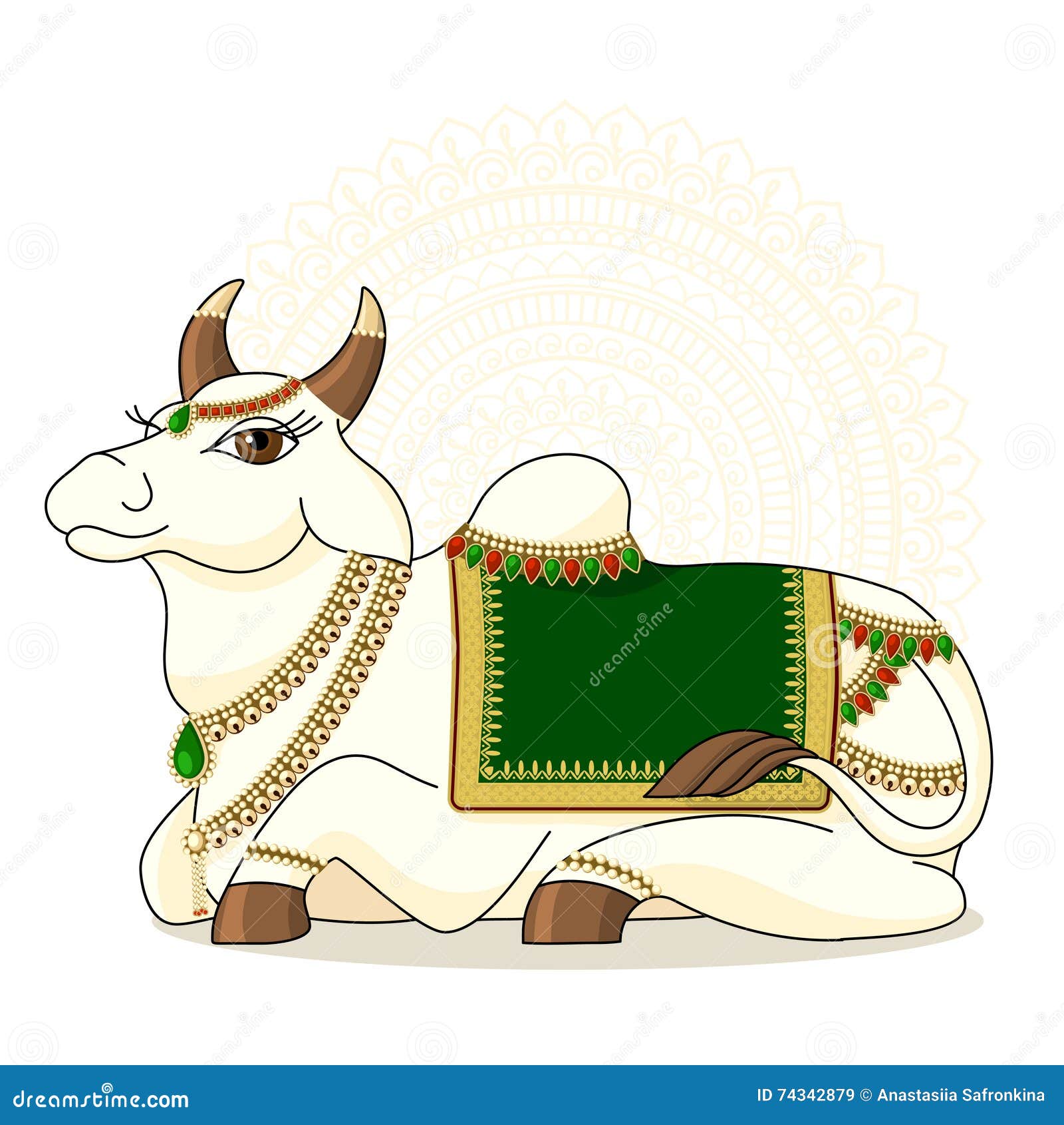 Indian brown cow Stock Vector Image  Art  Alamy