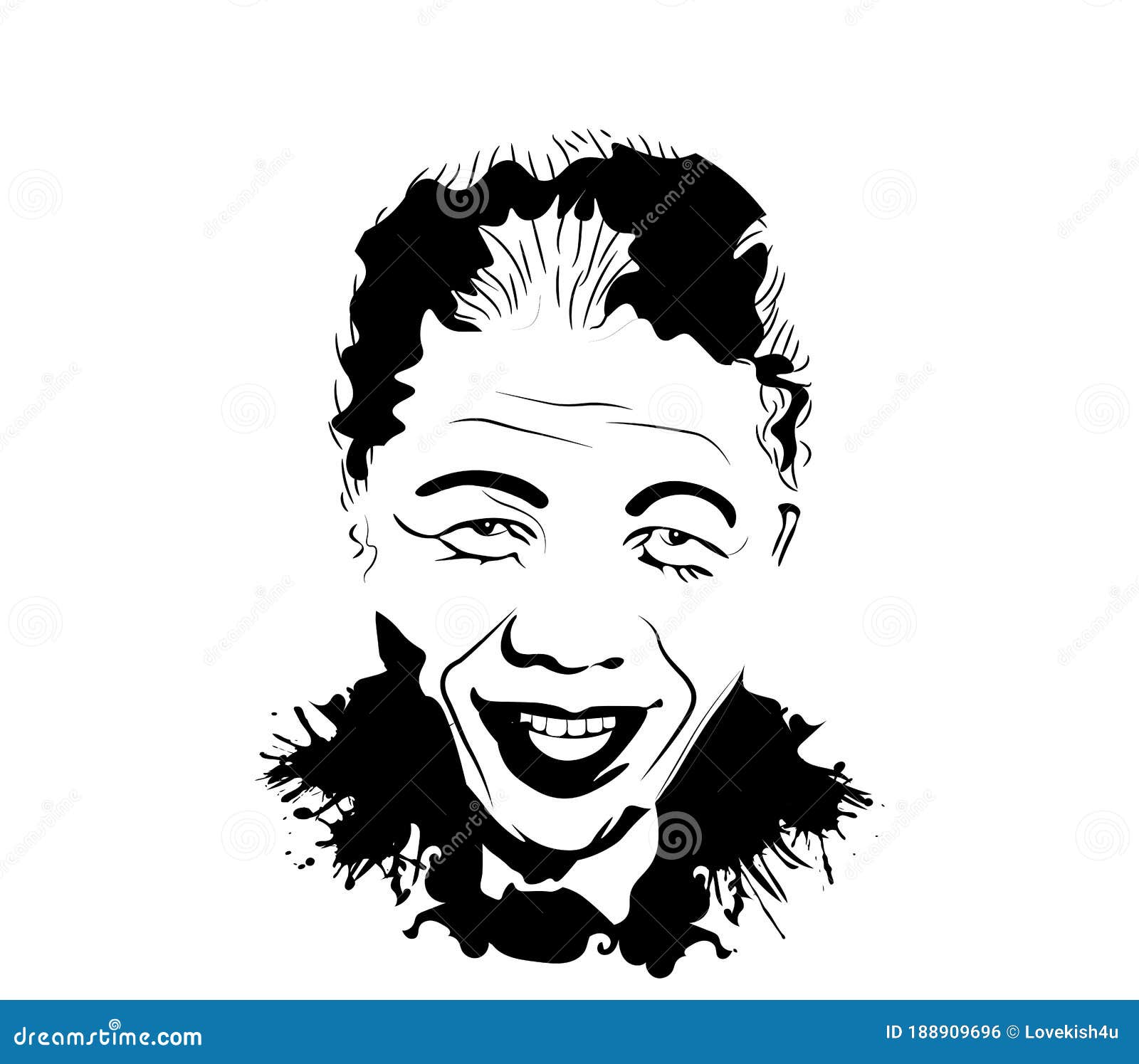 bic biro drawing of Nelson Mandela :: Behance