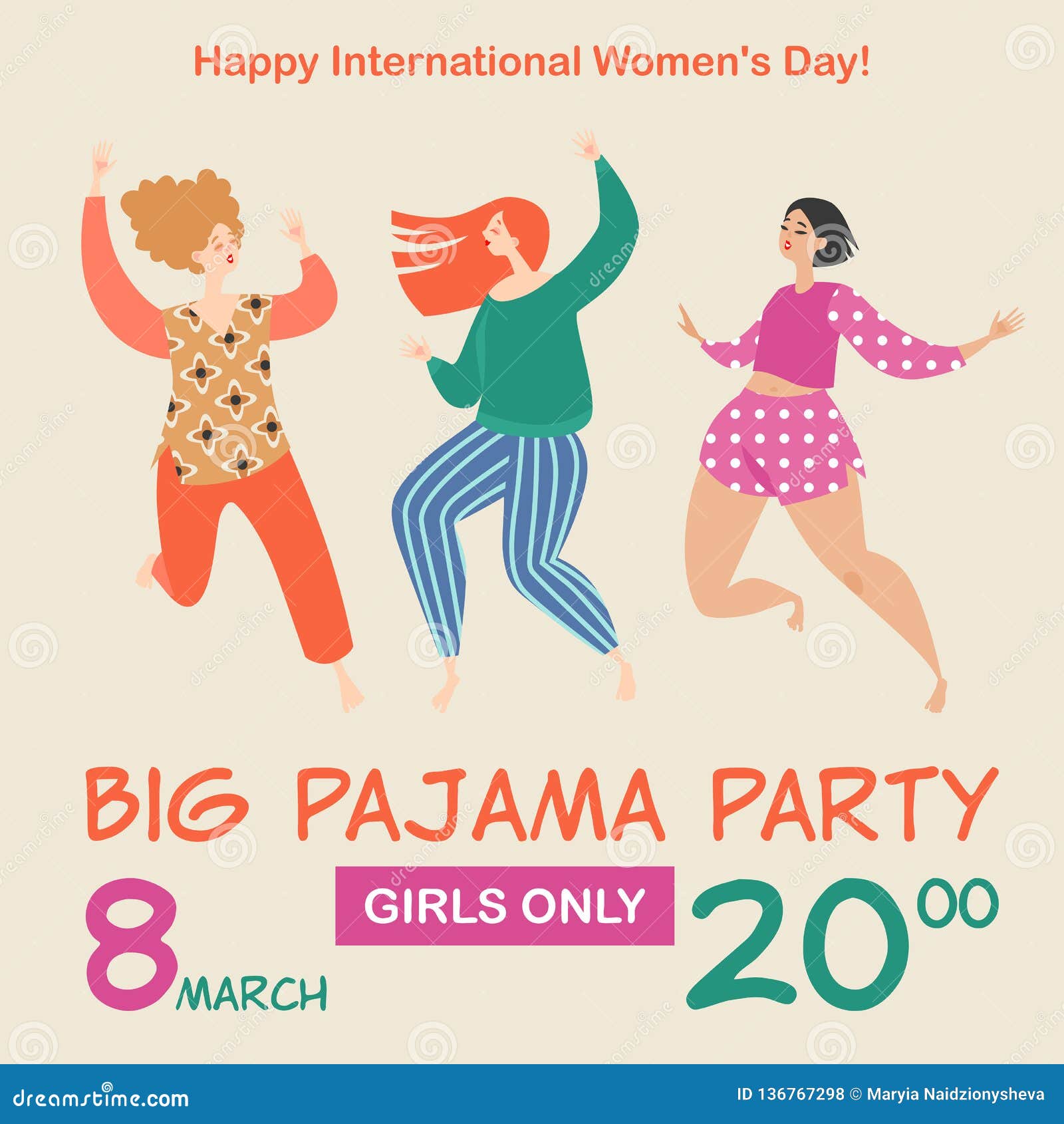 pajama day girl clip art