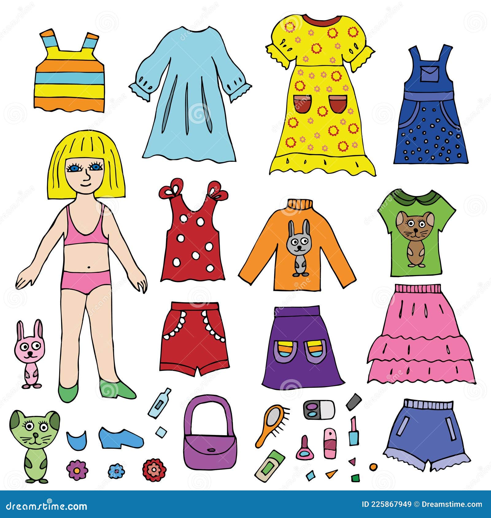 66 Coloring Pages Doll Clothes  Latest HD