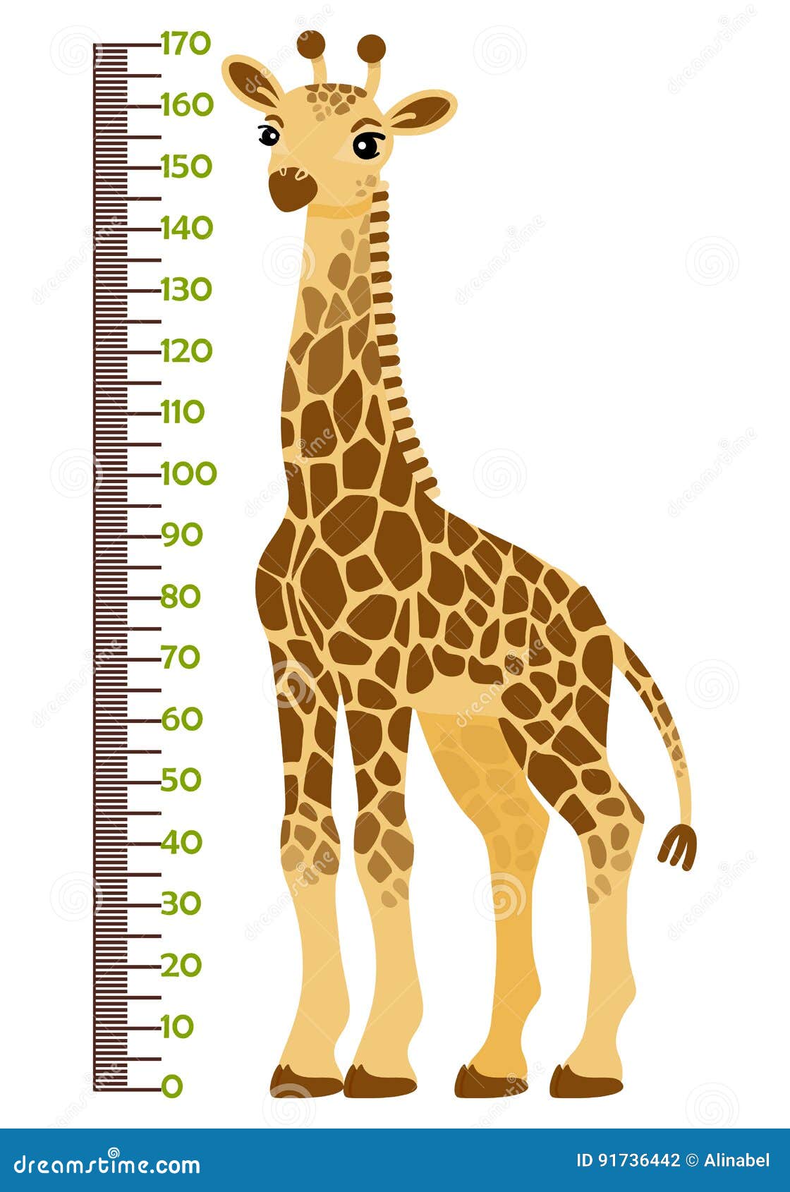 Giraffe Height Chart Printable