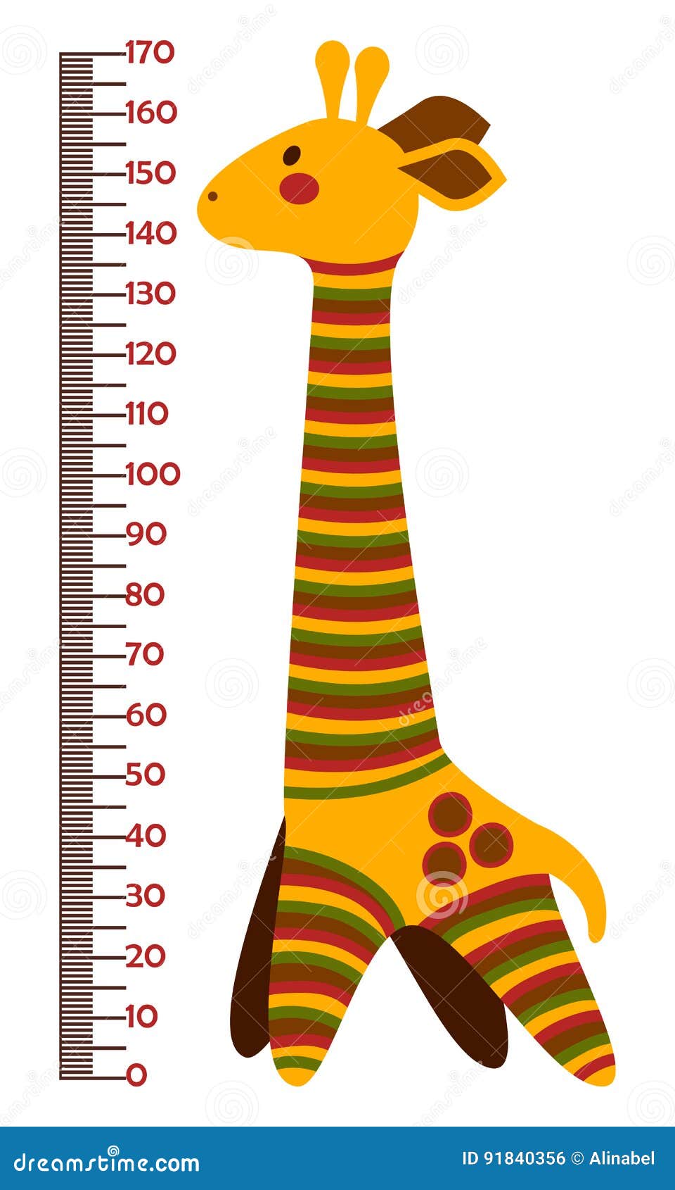 Giraffe Height Chart Printable