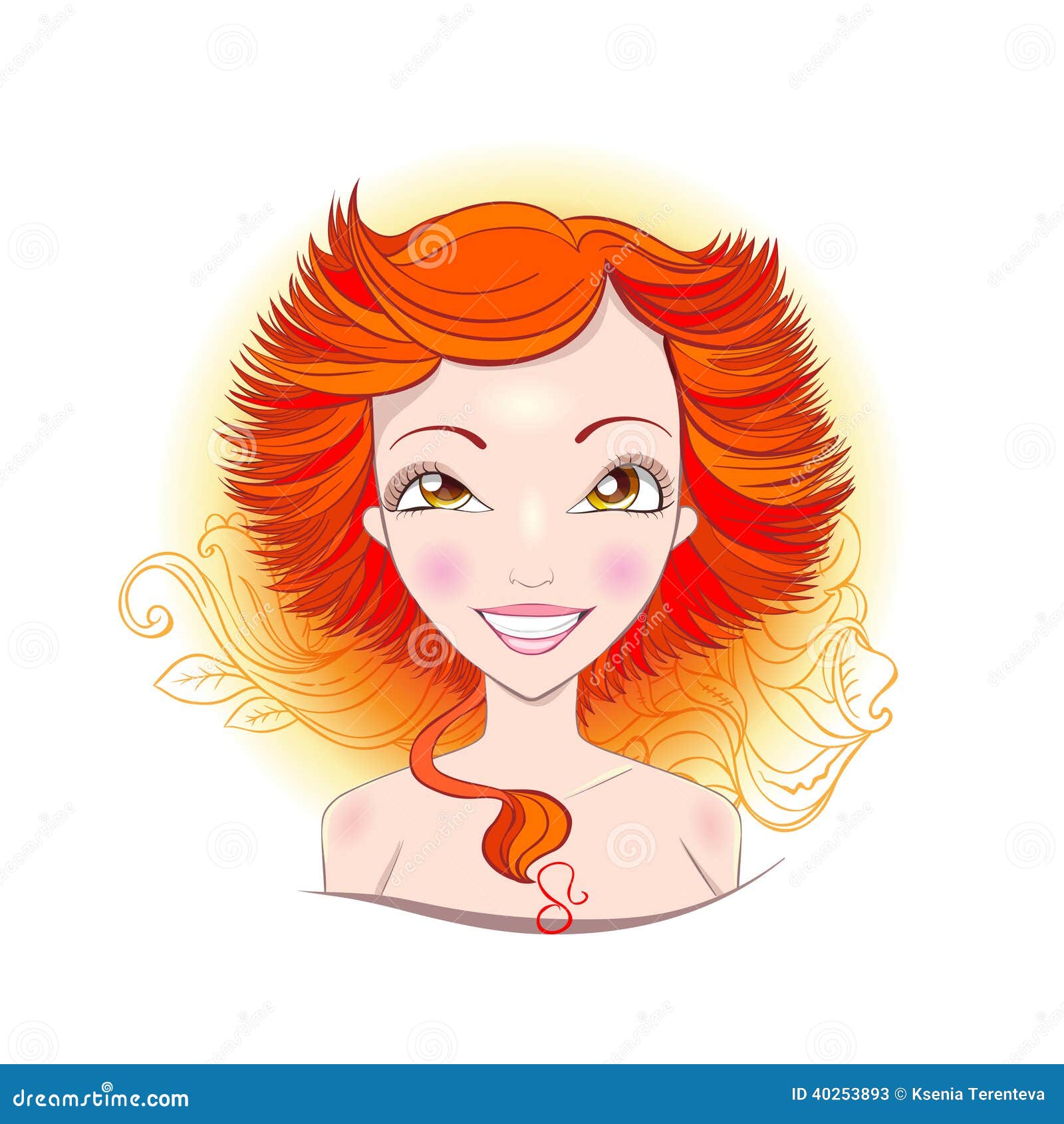 Download Vector Illustration Of Leo Zodiac Sign. Stock Vector - Image: 40253893