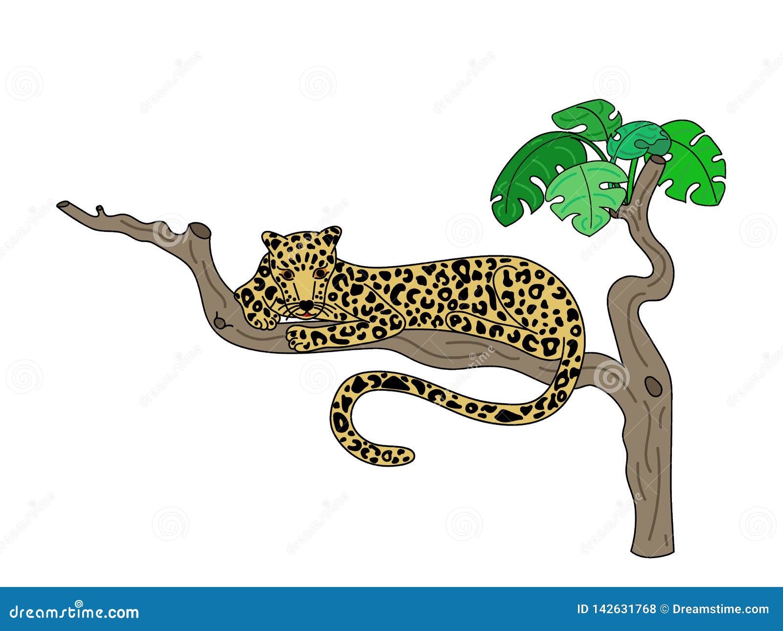 Vector Illustration of Leopard Stock Vector - Illustration of leopard ...