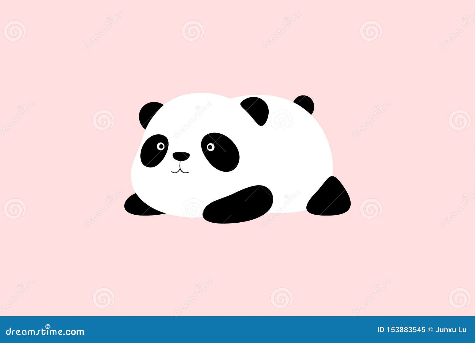 Vector Illustration / Logo Design - Cute Baby Funny Fat Cartoon Giant Panda Bear Lies on Its Stomach on the Ground Stock Vector - Illustration of lovely, animal: 153883545 Vector Illustration / Logo Design - Cute Baby Funny Fat Cartoon Giant Panda Bear Lies on Its Stomach on the Ground Stock Vector - Illustration of lovely, animal: 153883545