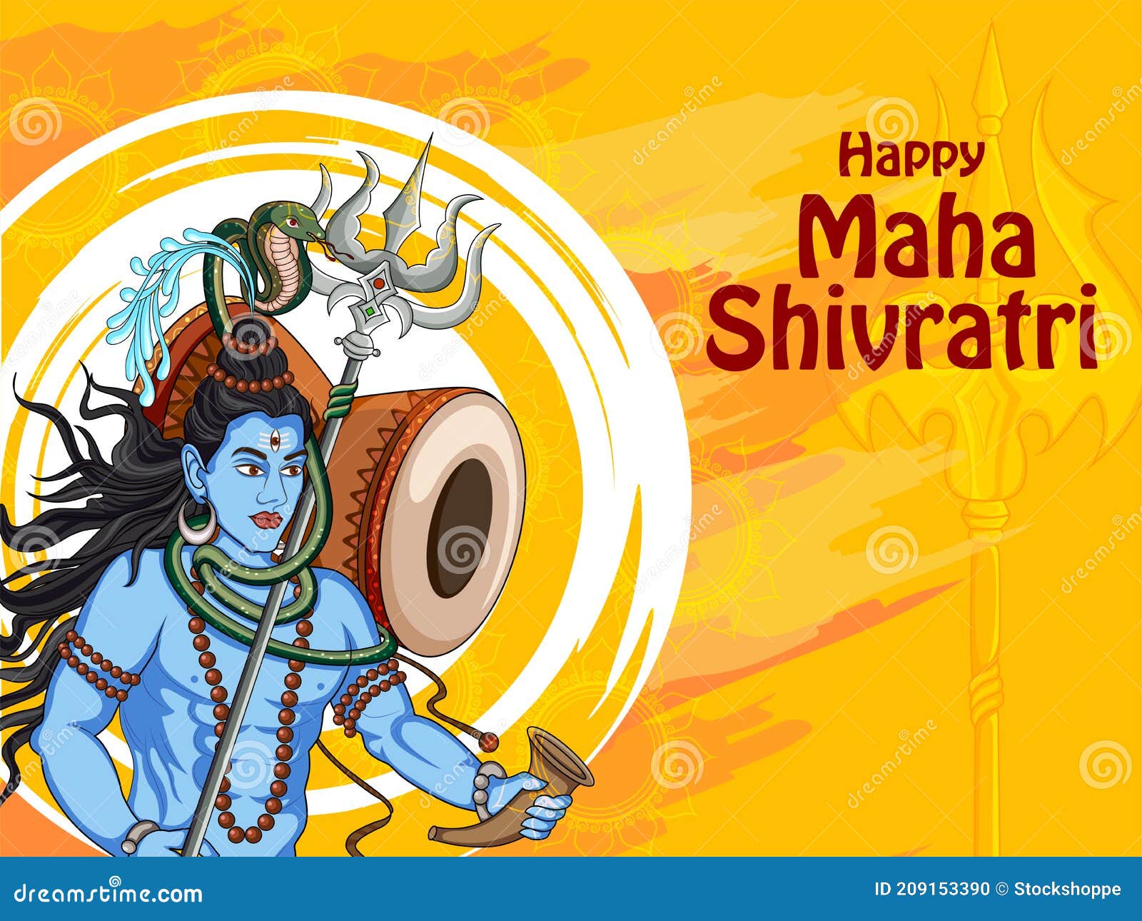 Lord Shiva on Holy Ocassion of Maha Shivratri, Hindu Festival of India ...