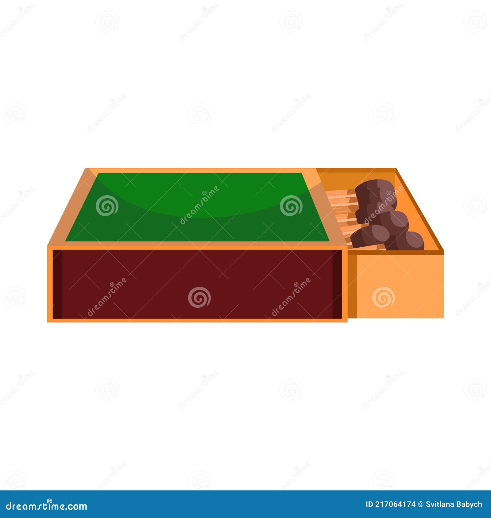 Vector Illustration of Matchbox and Box Sign. Graphic of Matchbox and