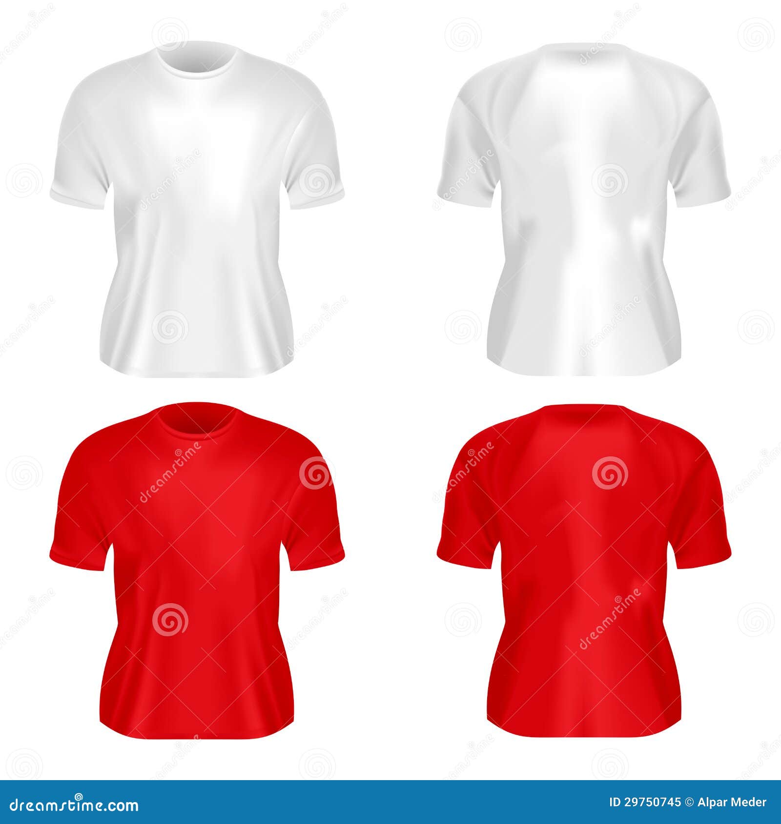 Illustration of Mens Tshirt Isolated Stock Vector Illustration of