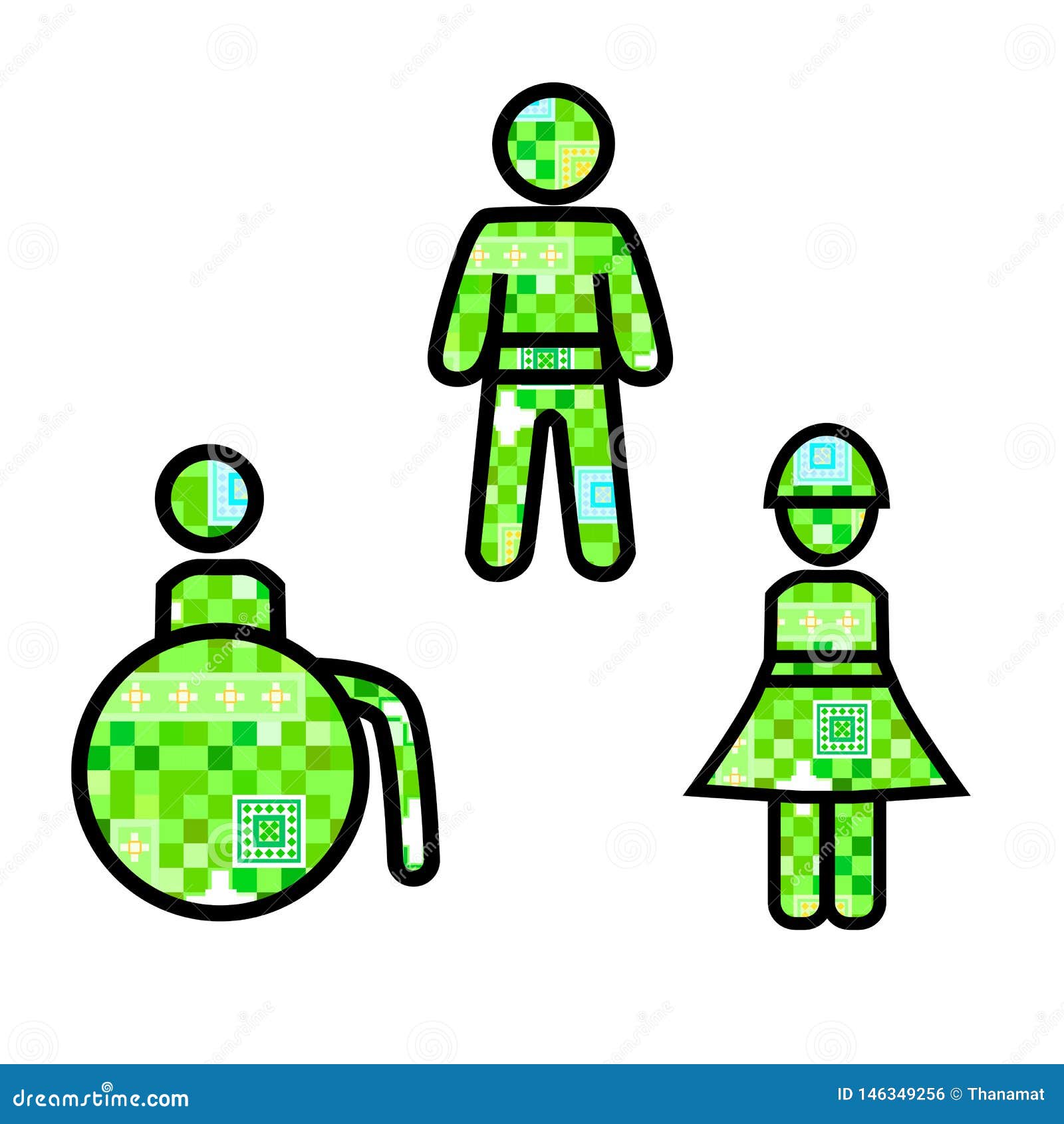 Download Vector Illustration Of Men And Women Toilet Stock Vector ...