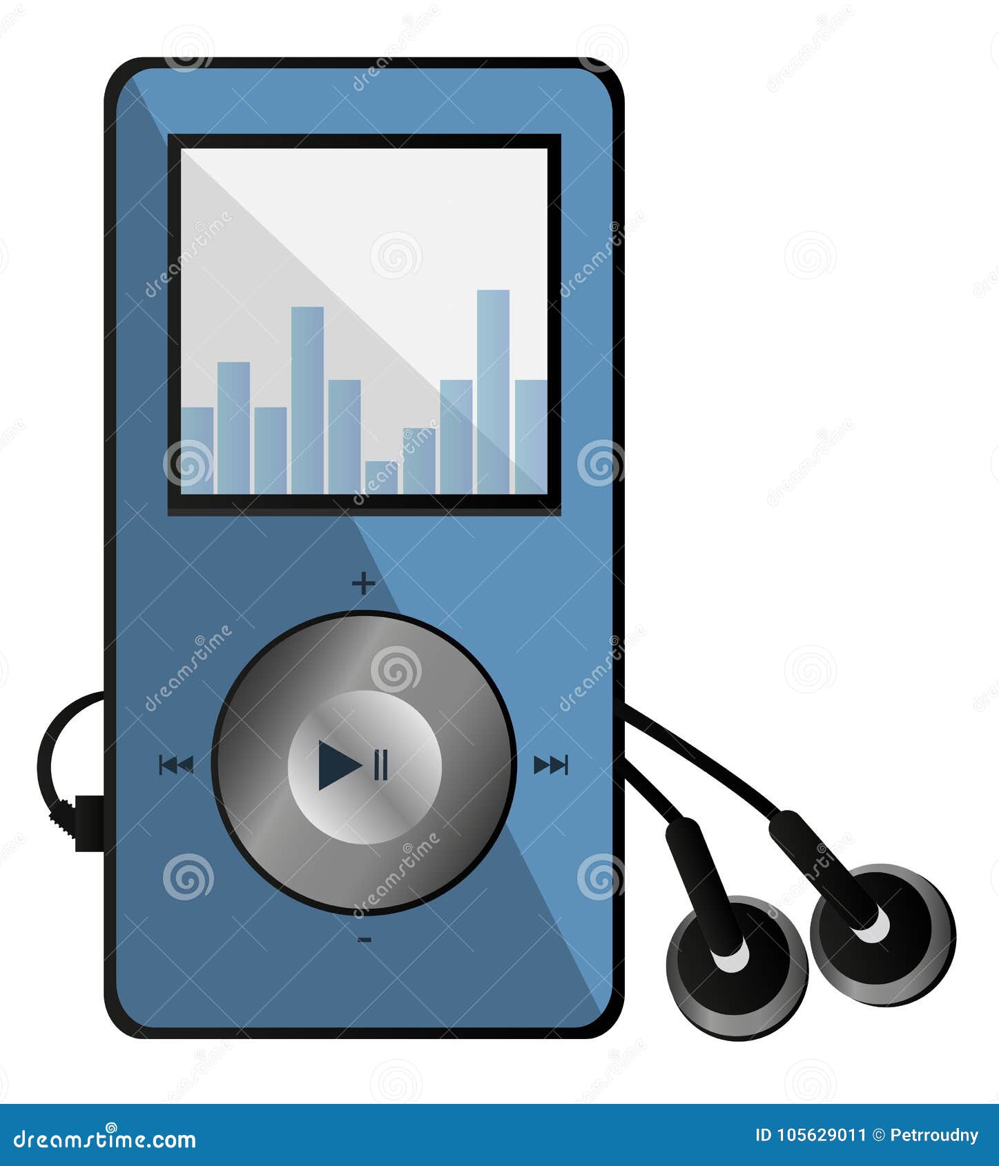 Mp3 media player stock vector. Illustration of disco 105629011