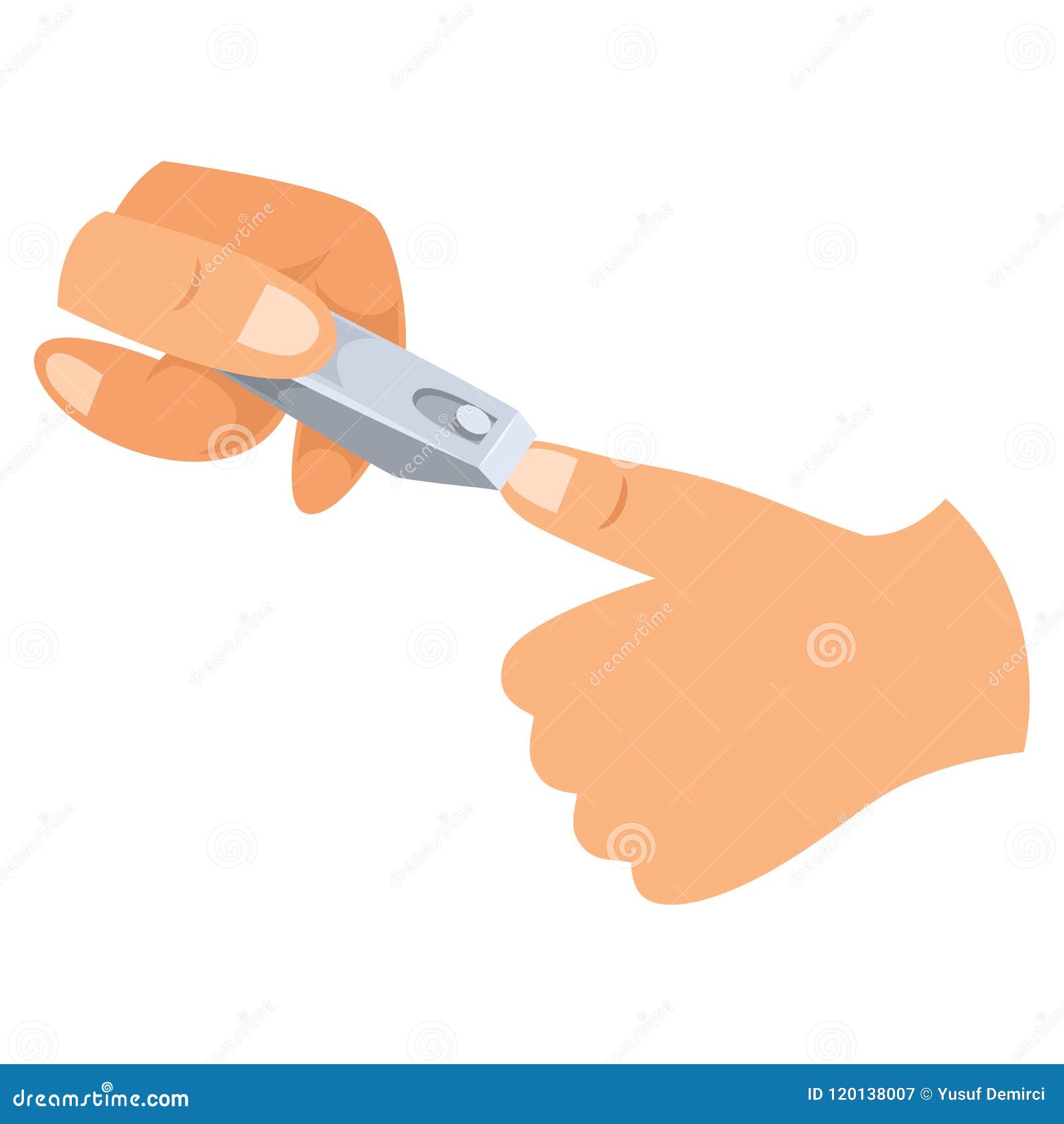 Vector Illustration of Nail Clipper Stock Vector Illustration of